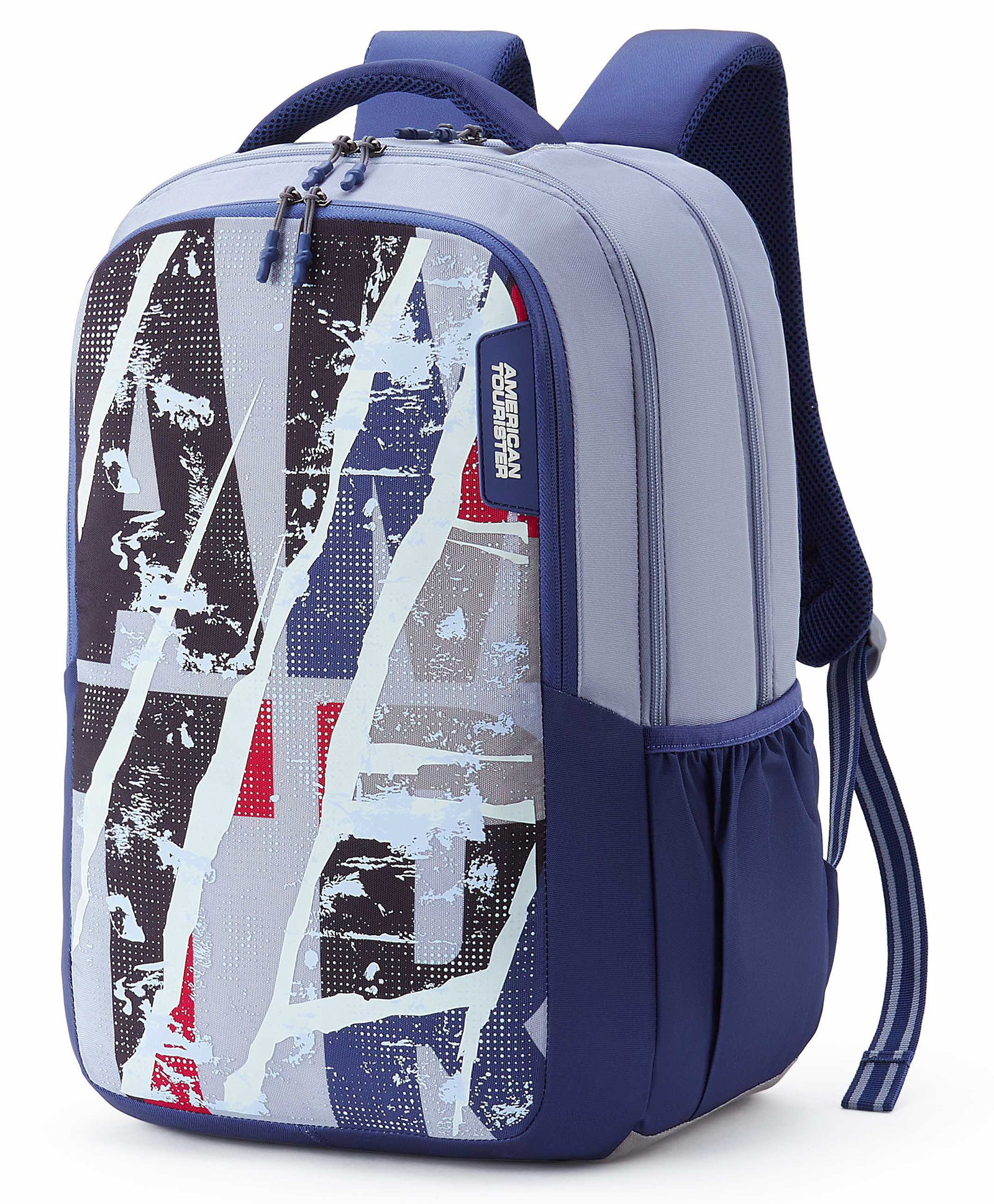 American Tourister Height 19 Inches Stan Style 35 Litres Backpack With 3 Compartments - Light Grey-image-39