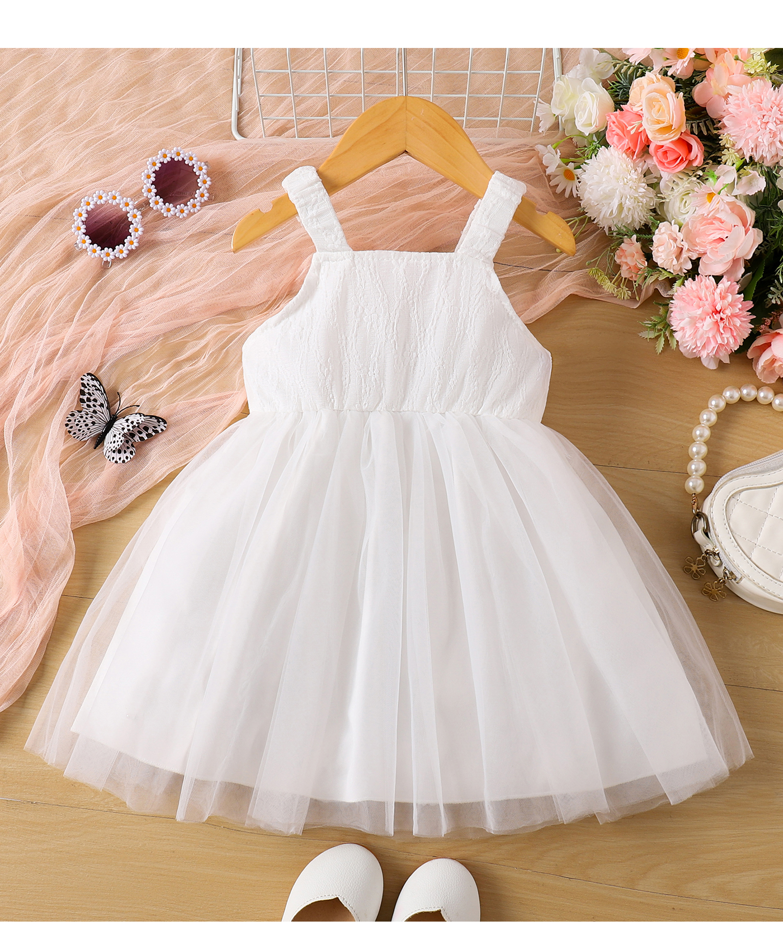 Mark & Mia Sleeveless Solid Party Dress - White-image-36
