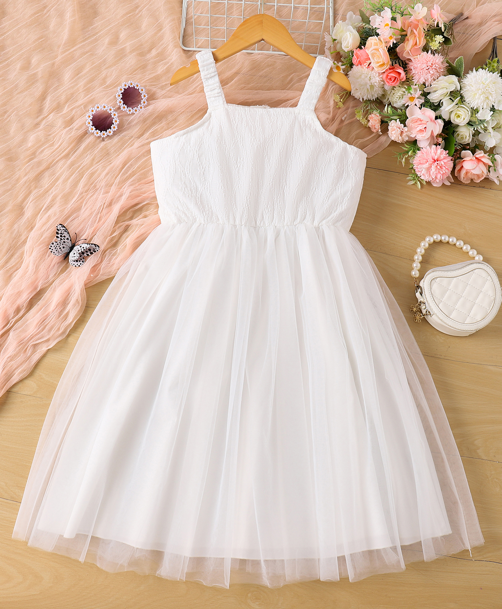 Mark & Mia Sleeveless Solid Party Dress - White-image-35