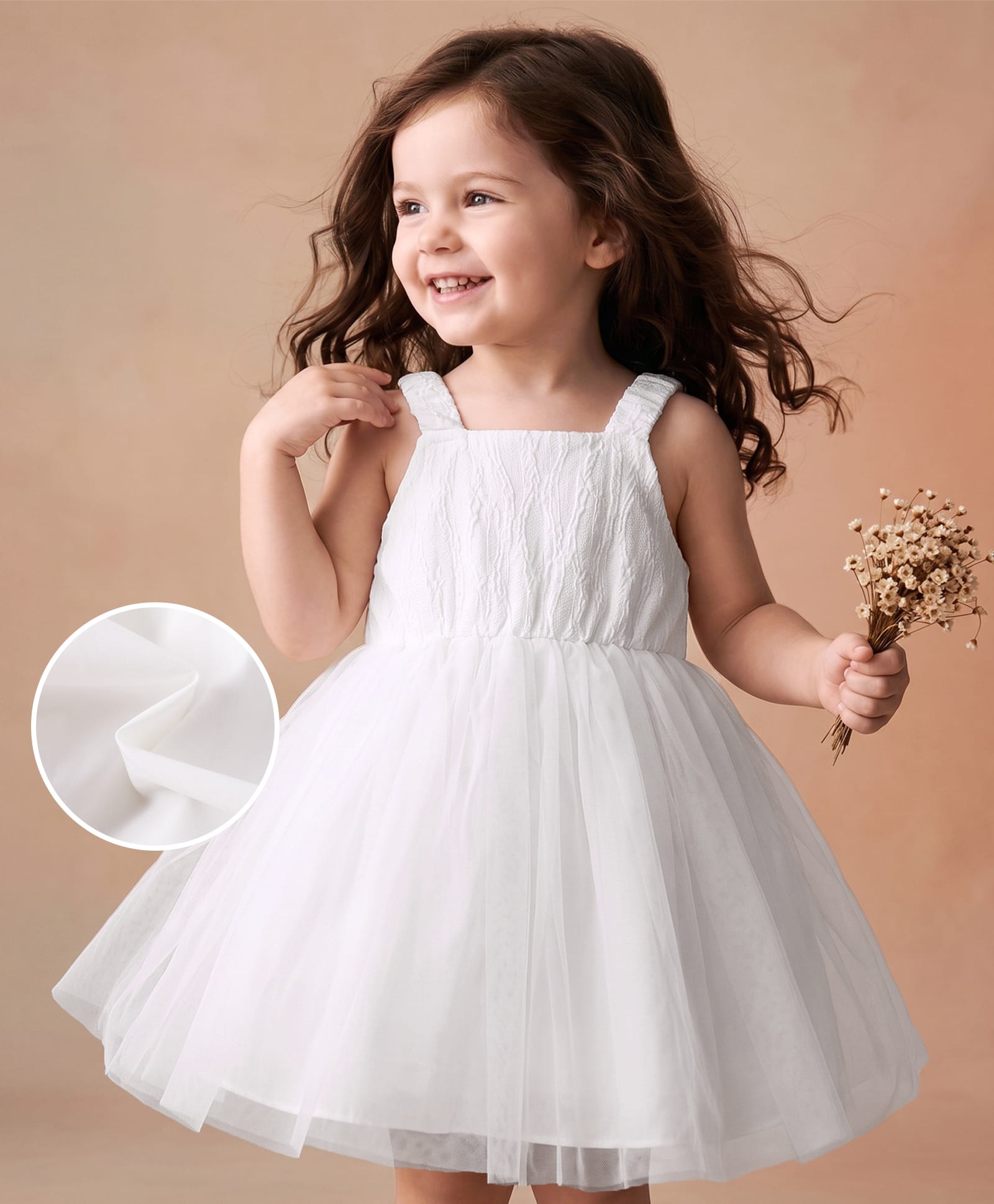 Mark & Mia Sleeveless Solid Party Dress - White-image-37
