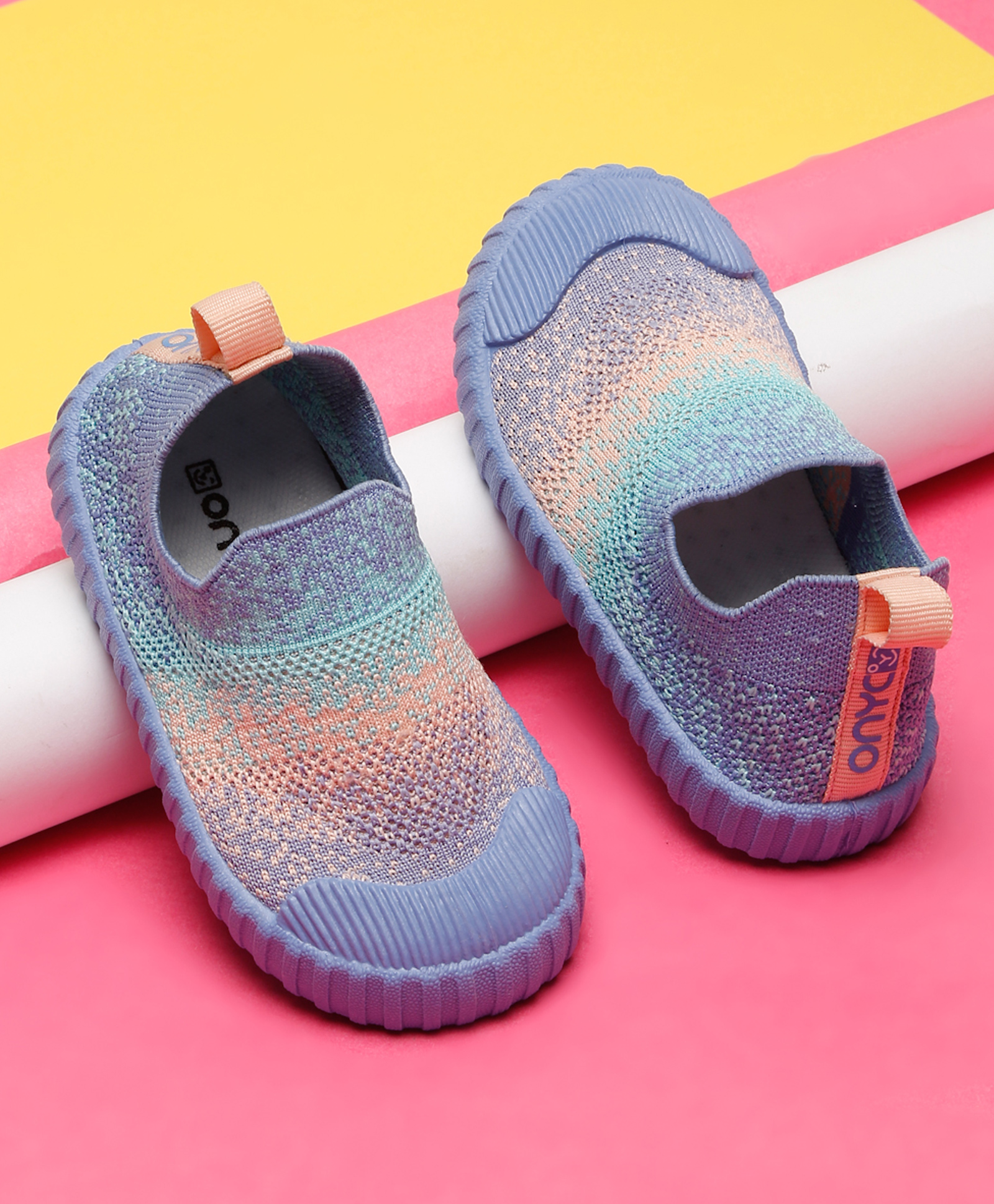 ONYC Mesh & Ombre Detailed Shoes - Sky Blue-image-35
