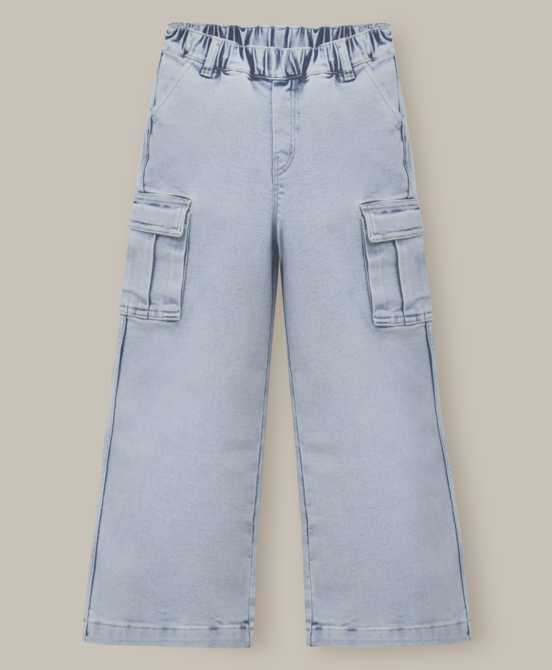 Cherry Crumble By Nitt Hyman Denim Woven Solid Summer Jeans - Blue-picture-17