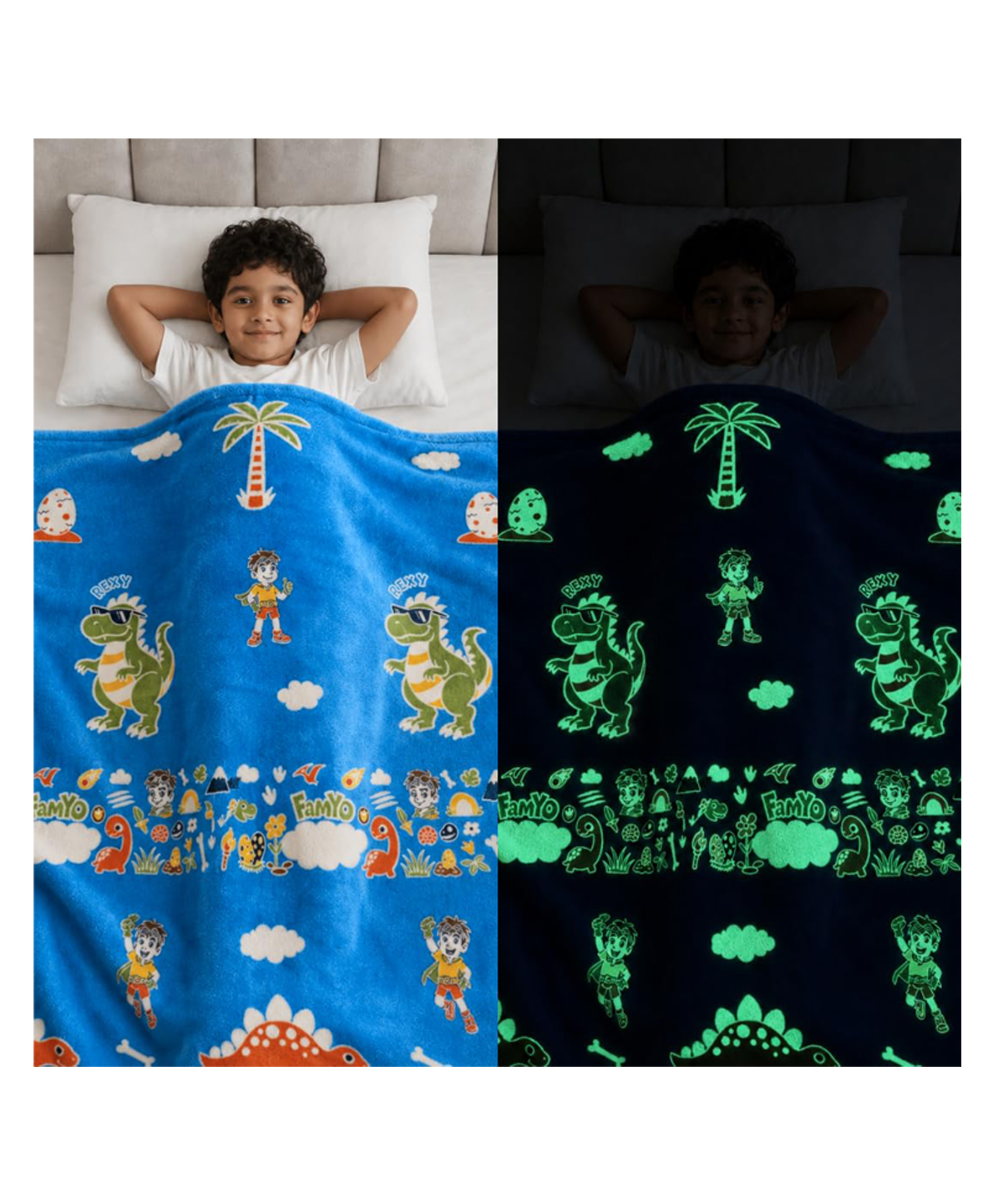 Famyo Soft Kids Glow Blanket, Perfect Gift-image-42