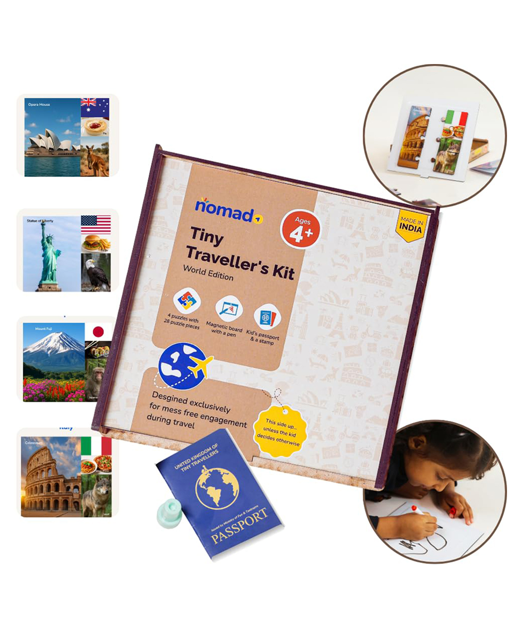Nomado Tiny Travellers Kit- Multicolor - 4+ years-picture-9