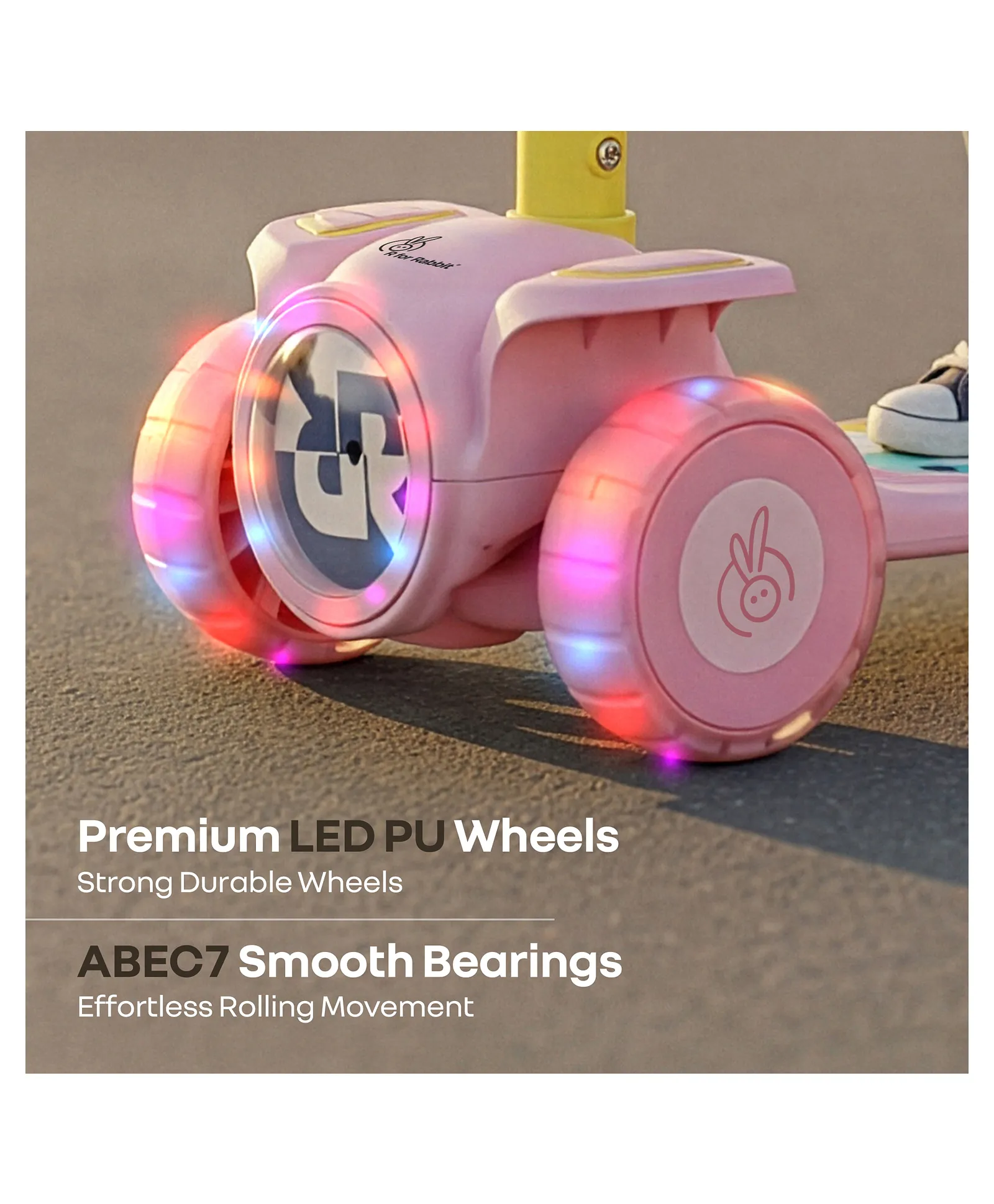 Rabbit R for Rabbit Iya Iya Sportz Ace Swing Car for Kids 3+ Years