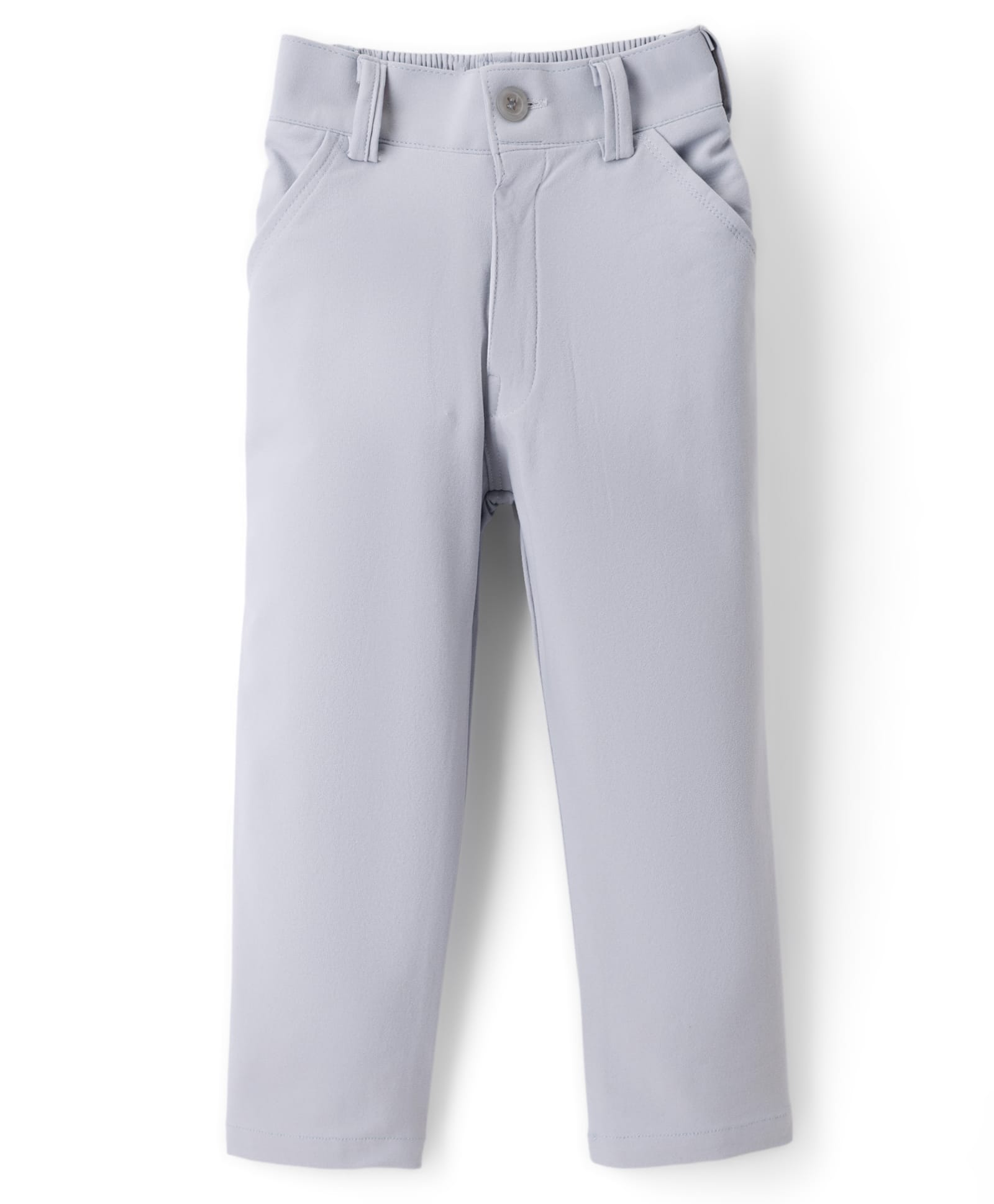 Rikidoos Cotton Woven Full Length Solid Trouser - Light Grey-picture-15