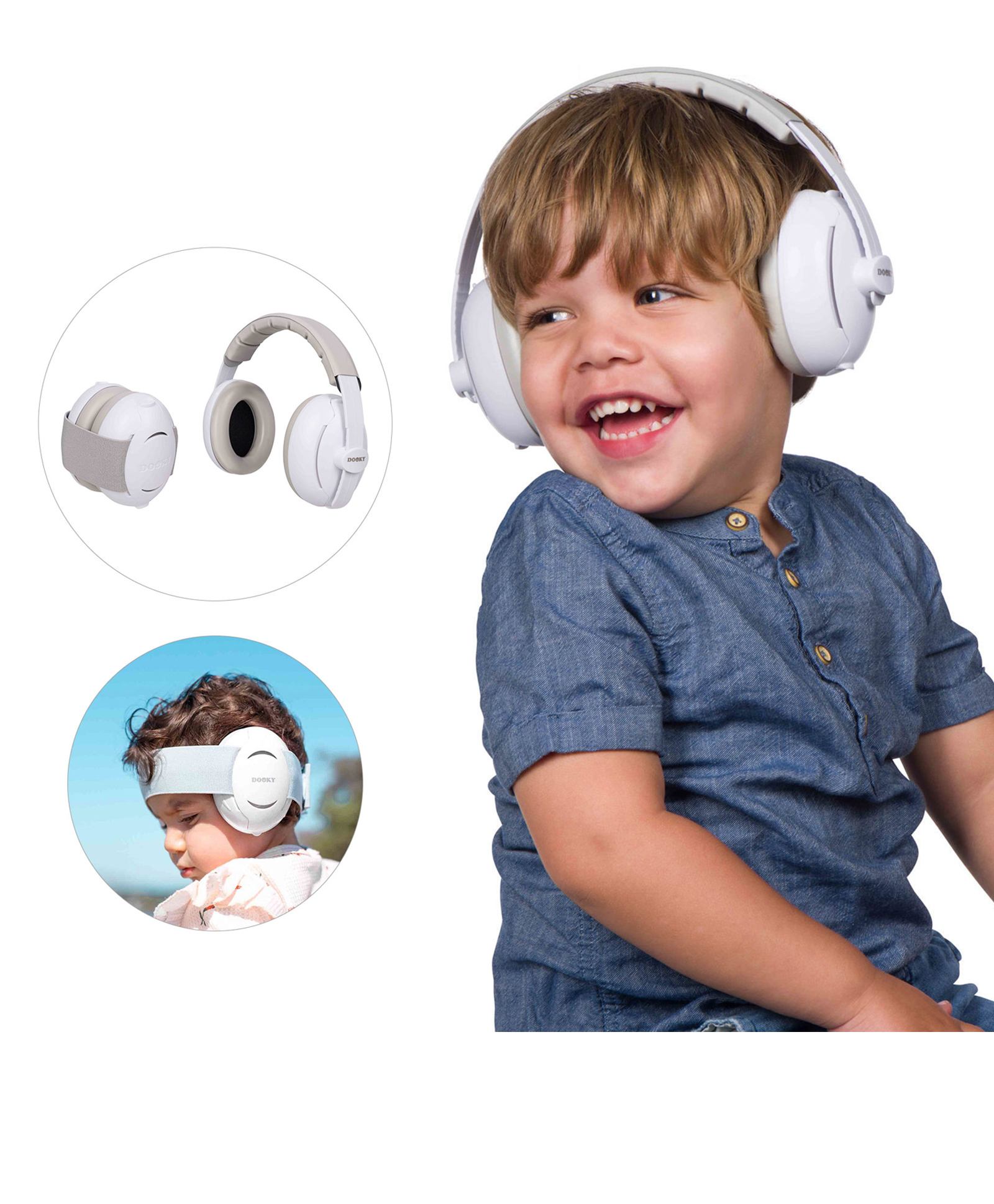 Dooky Baby to Junior Ear Protection (0 - 2Y) | Adjustable 2-in-1 Noise Cancelling Earmuff-image-42
