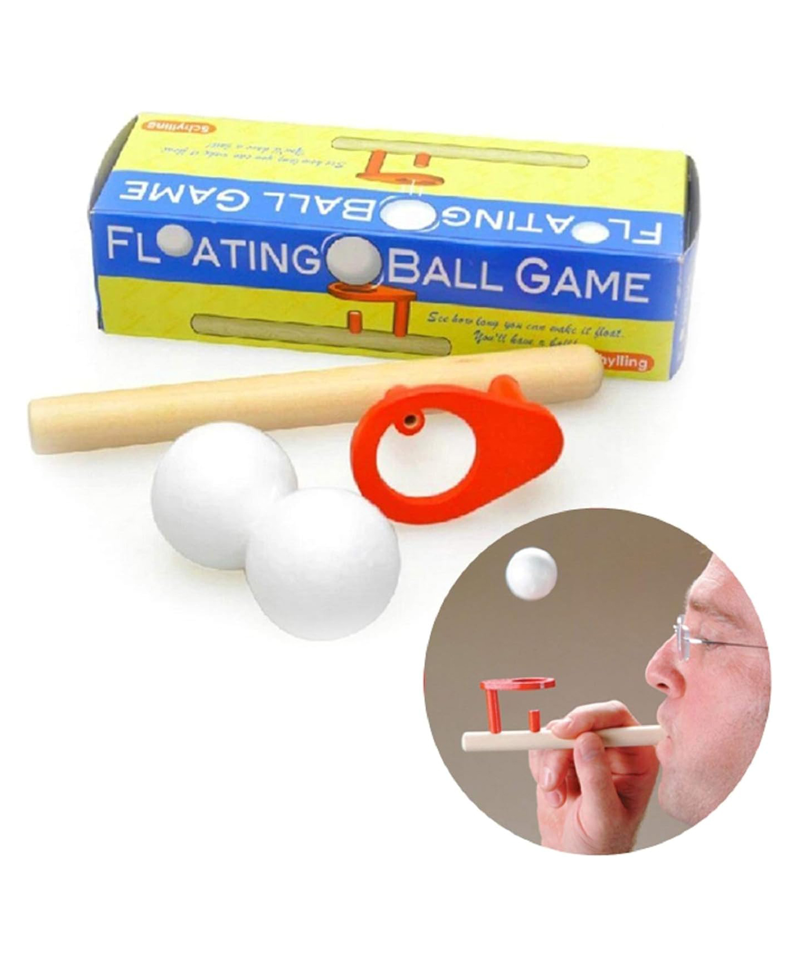 FunBlast Floating Ball Toy with Pipe and Ping Pong Balls for Kids and Adults Pack of 1 (Multicolor)-image-10