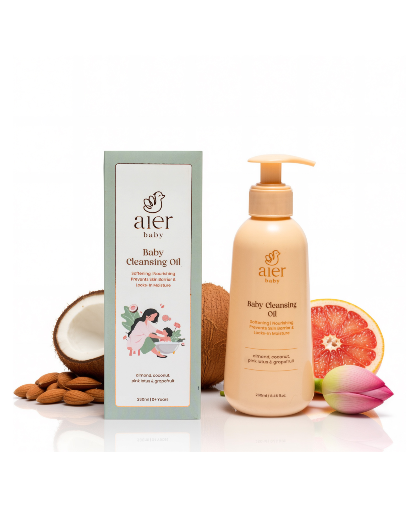 Aier Baby Cleansing Oil Pack of 2 - 250 ml each-picture-18