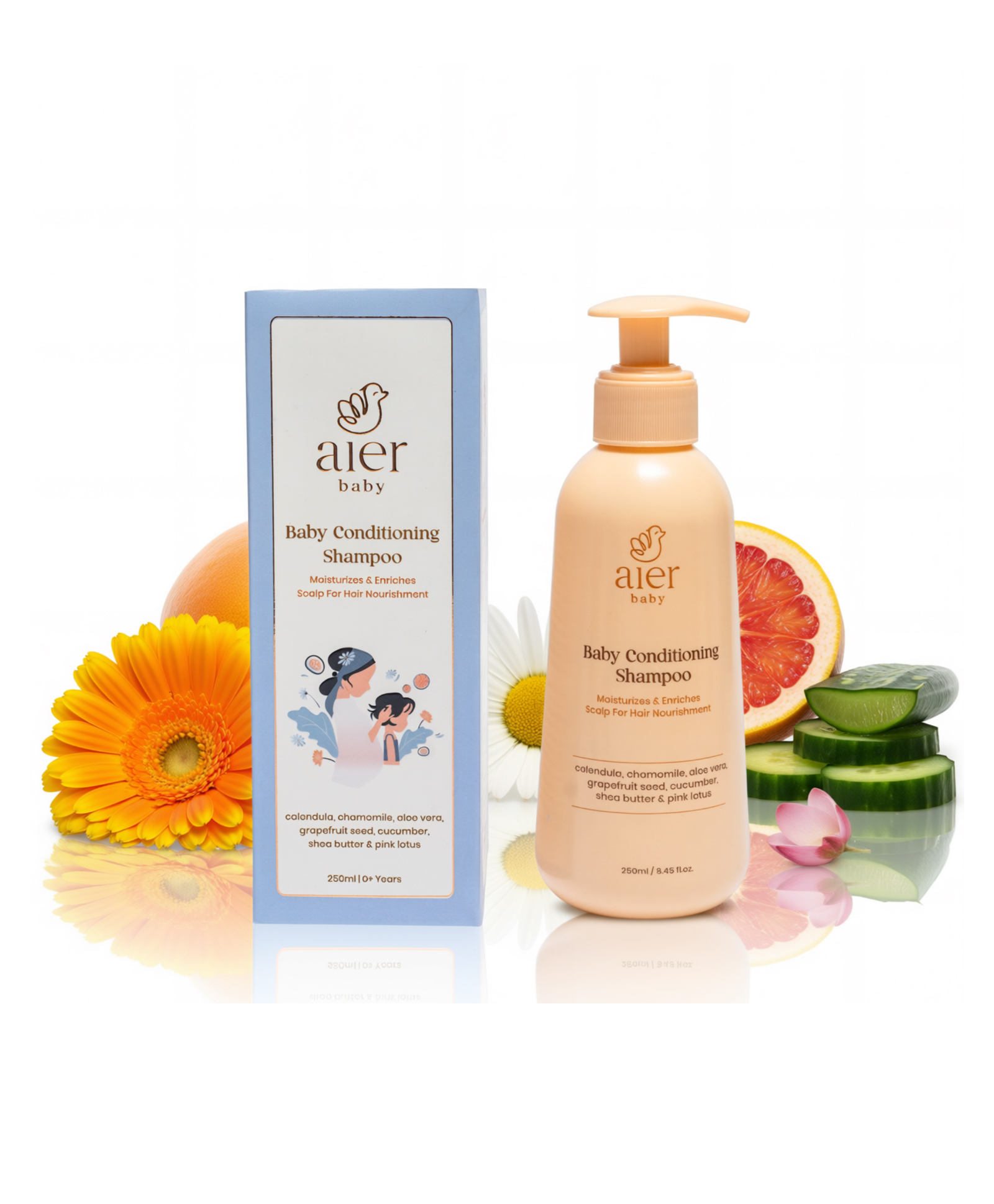 Aier Baby Conditioning Shampoo (Pack of 2)-picture-15