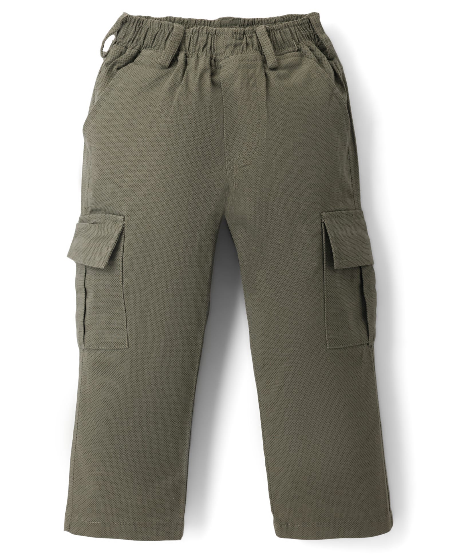Rikidoos Cotton Woven Full Length Solid Cargo Pant - Olive Green-picture-27