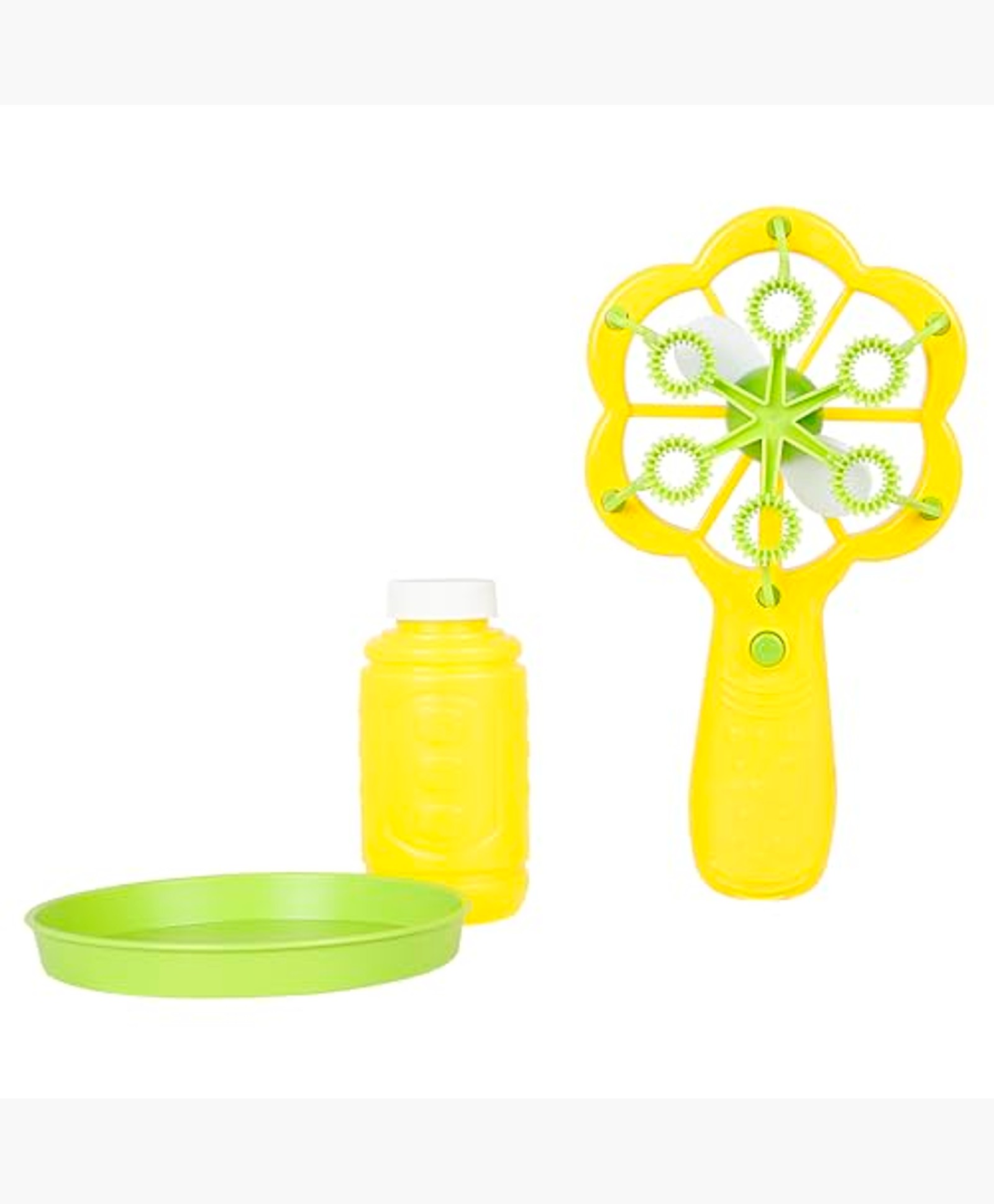 Bubble Flora Bubble Play Toy for Kids Ages 3+, Blue, fun bubble-making machine that creates streams of bubbles, perfect for outdoor play, parties, and engaging sensory fun.-image-4