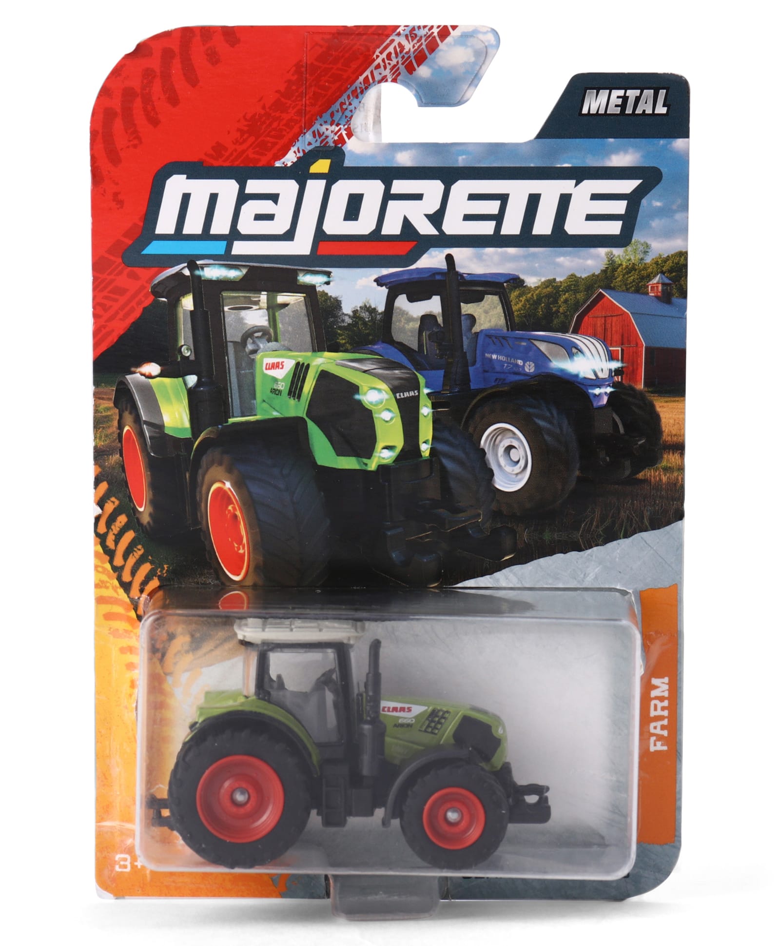 Majorette Mercedes Benz Zetros Die Cast Free Wheel Toy Claas Arion 660 - Green-picture-14