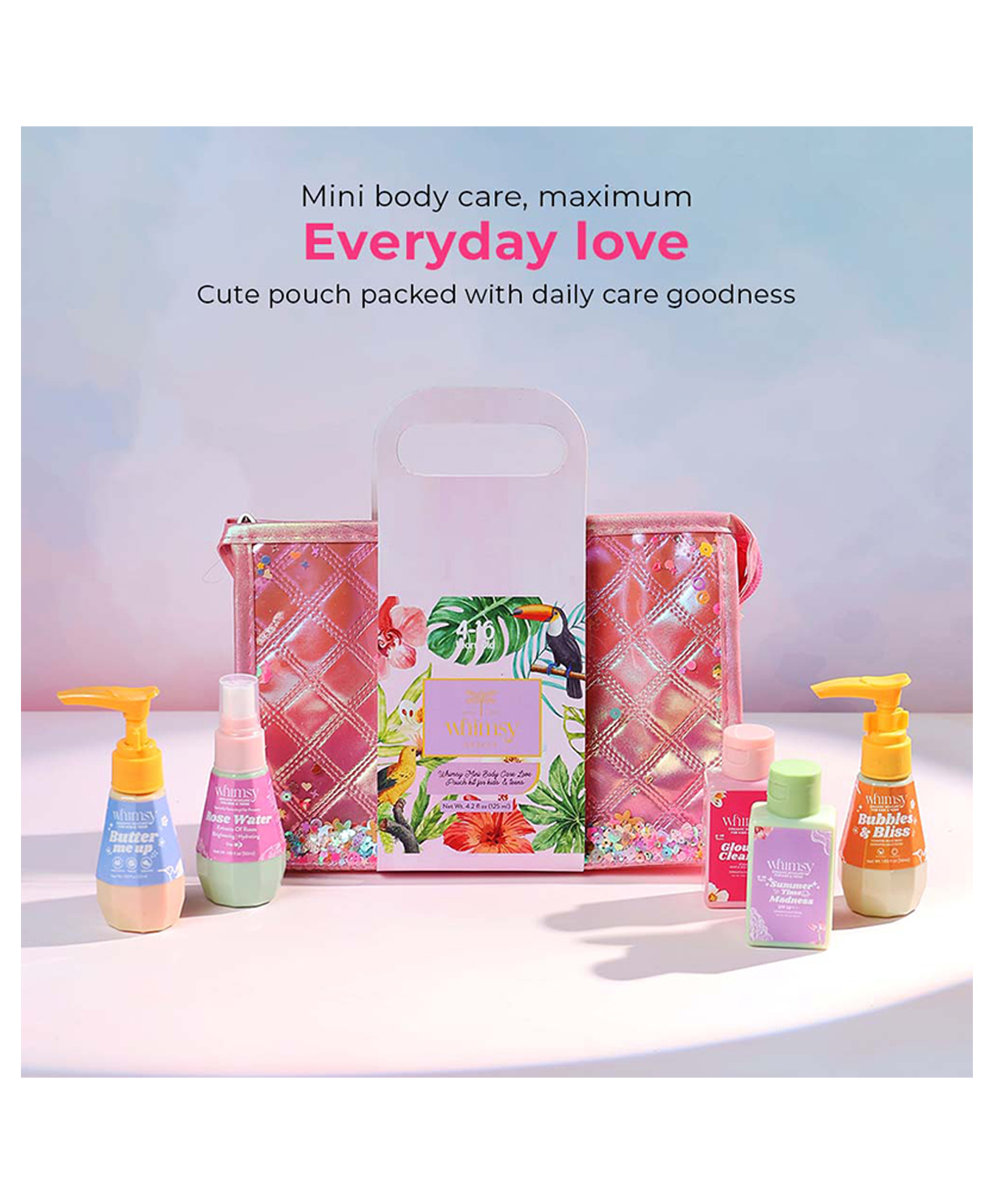 whimsy beauty Whimsy Mini Body Care Love Pouch kit for kids & teens - (Pack of 5)-picture-12
