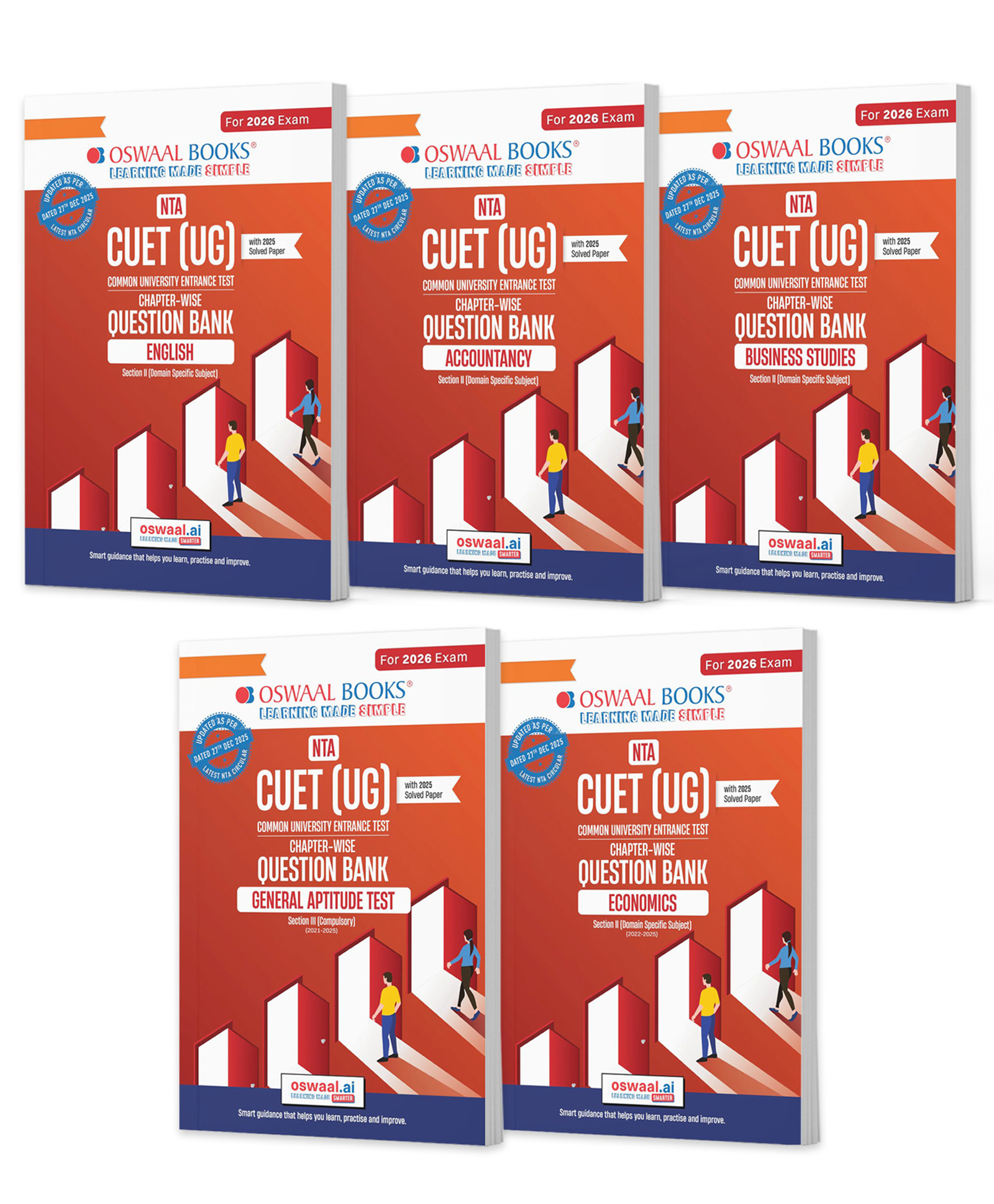OSWAAL BOOKS NTA CUET (UG) Question Banks | Chapterwise & Topicwise | English, Accountancy, Business Studies, General Test & Economics | Set of 5 Books | Entrance Exam Preparation Books 2026-picture-17