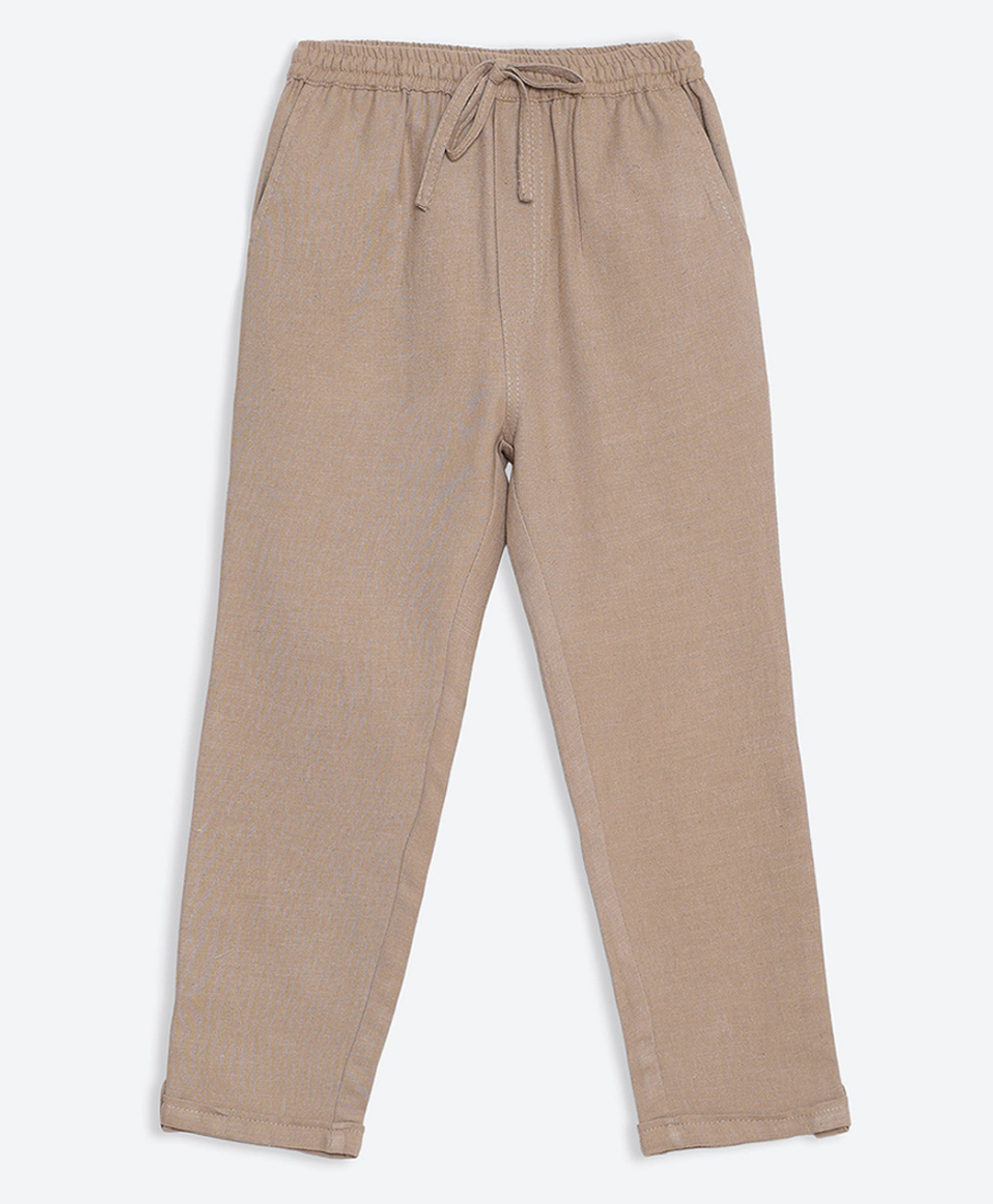 Charkhee Cotton Denim Solid Pant - Coffee-picture-21