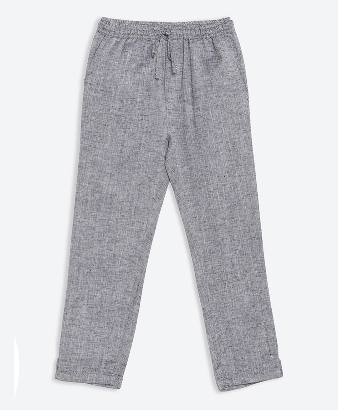 Charkhee Cotton Woven Textured Trouser - Grey-picture-28