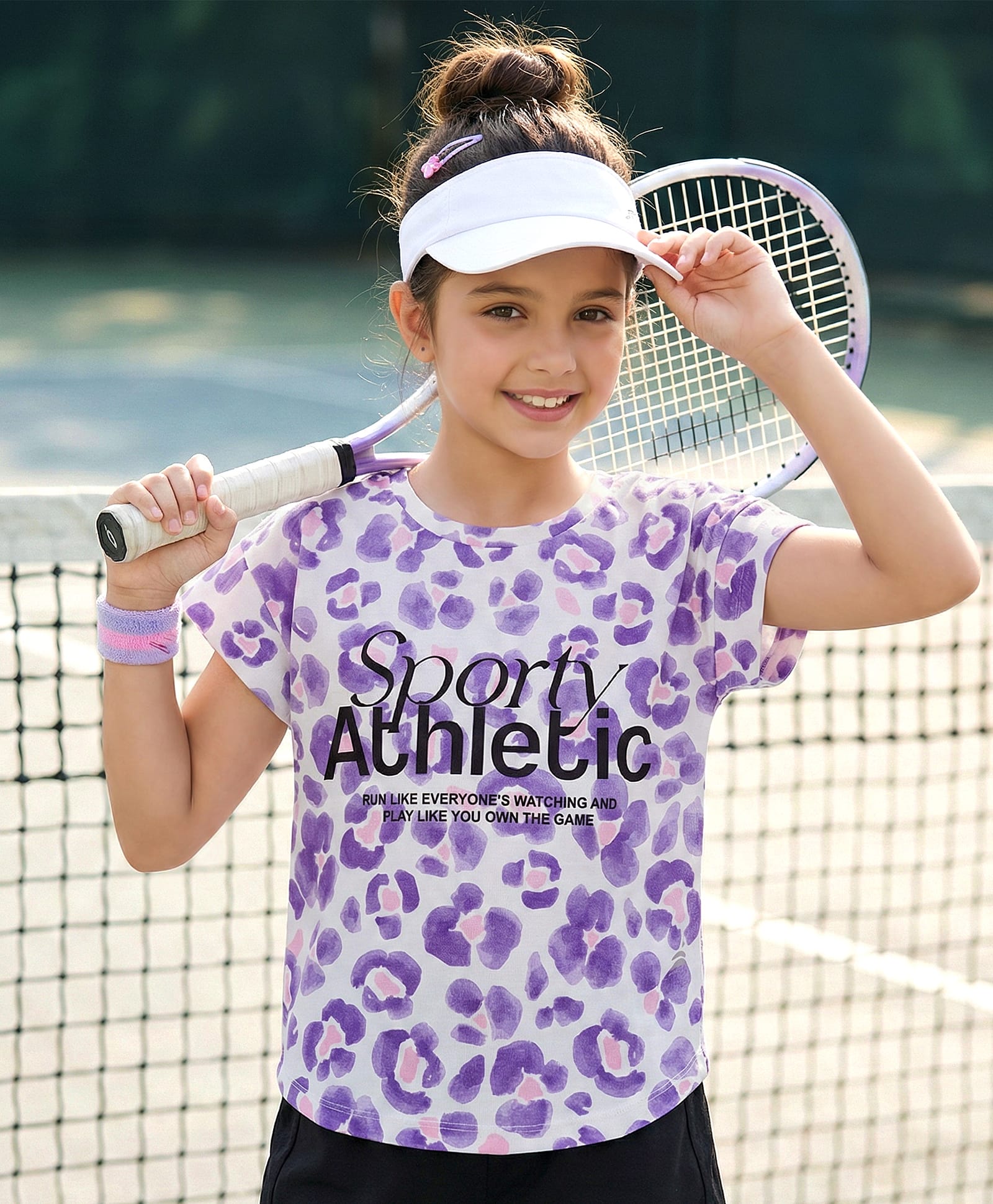 Pine Active Knit Half Sleeves T-Shirt With Sporty Athletic Print - White-picture-28