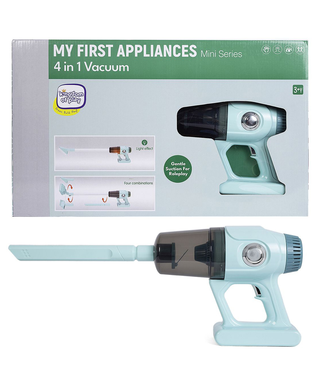 Kingdom Of Play My First Appliances 4 in 1 Vacuum Cleaner, 3Y+ | Safe & Gift-Friendly-image-14