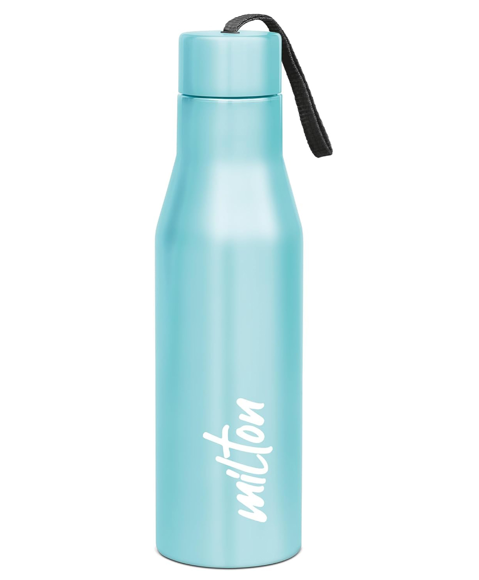 MILTON Super 1000 Stainless Steel Water Bottle 1 ltr, Single Walled, ISI Certified I Leak Proof Lid, Rust Proof I For School, Office, Gym I Sky Blue-picture-22