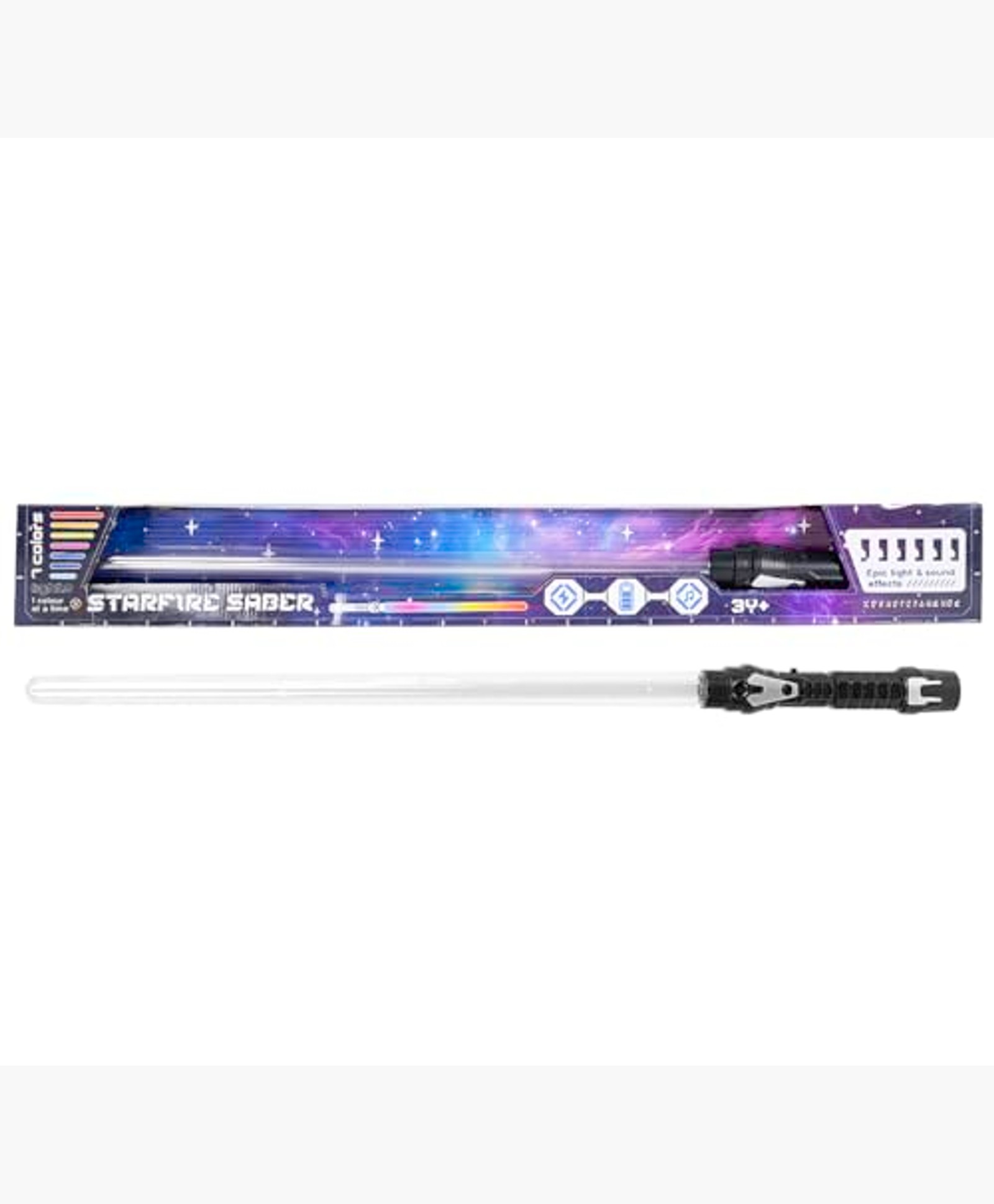 youreka Starfire X-Tend Transparent Light Saber, 3Y+ | Safe & Gift-Friendly-picture-3