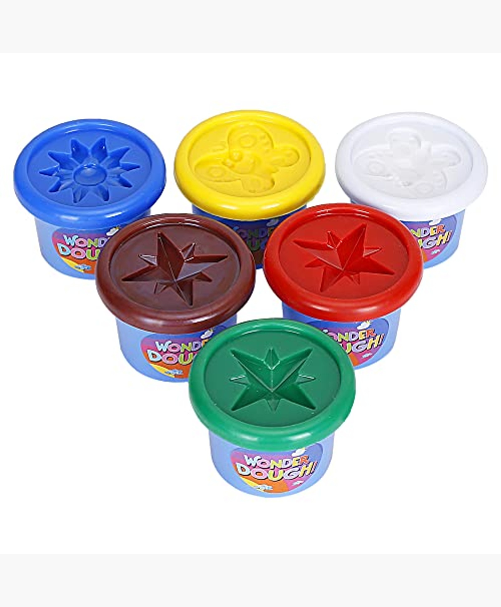 Youreka Dough 6 Shades 75 Grams Dough Tubs Multicolour 3Y+ | Safe & Gift-Friendly-image-36