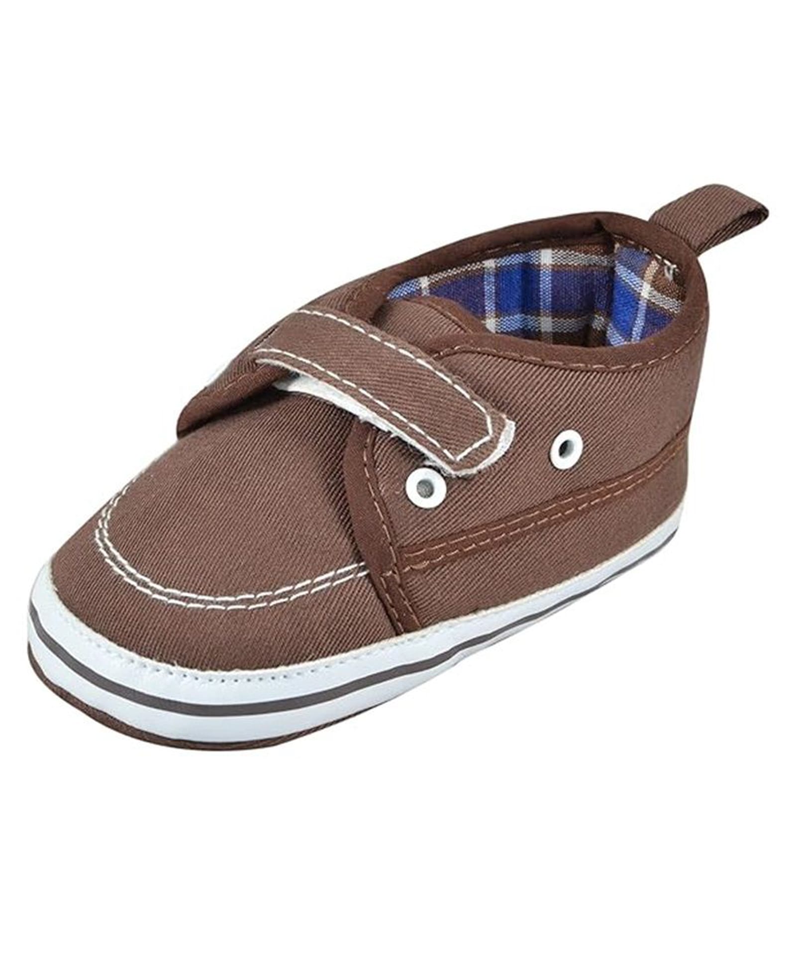 Butterthief Solid Velcro Closure Booties - Brown-image-42