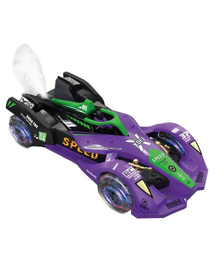 AKN TOYS RC Captain America Car with Light, Music & Spray - Color May Vary-image-45
