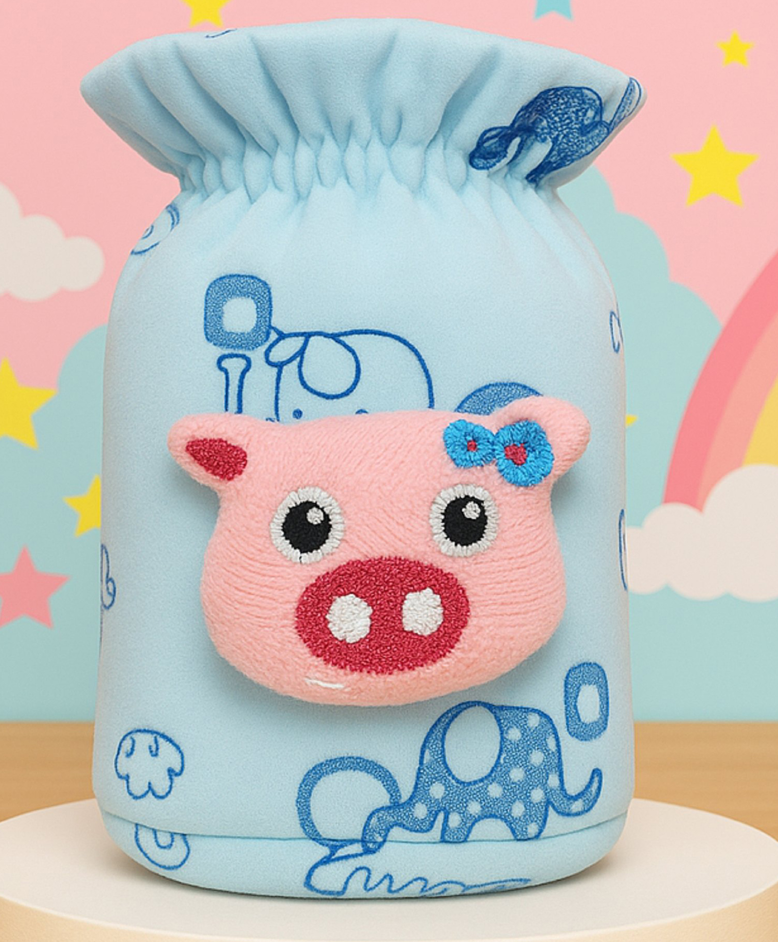 The Cheeky Kidzz Baby Feeding Cover - Blue-image-28