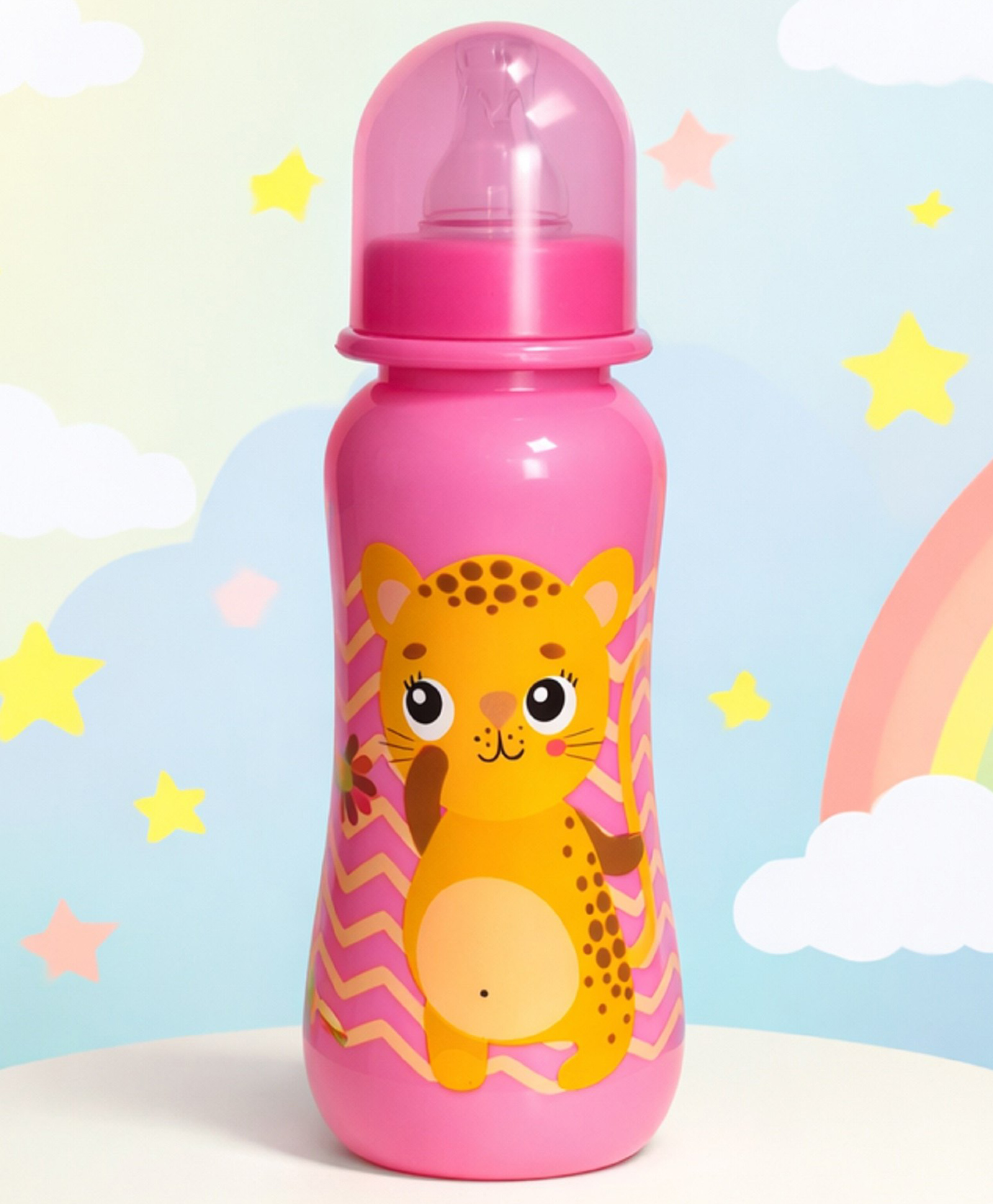 The Cheeky Kidzz Baby Feeding Sipper Bottle 250ml Water Juice Milk Feeder for babies BPA Free (Pink)-picture-22