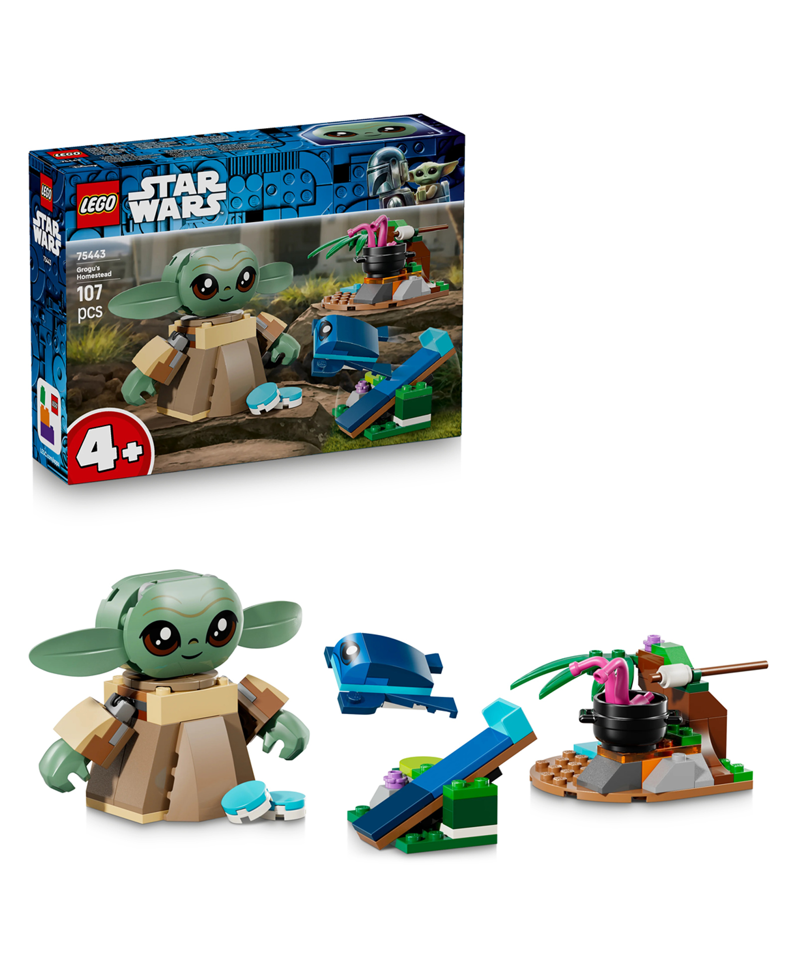 LEGO Star Wars: The Mandalorian Grogu's Homestead Toy Building Set 107 Pieces - 75443-image-18