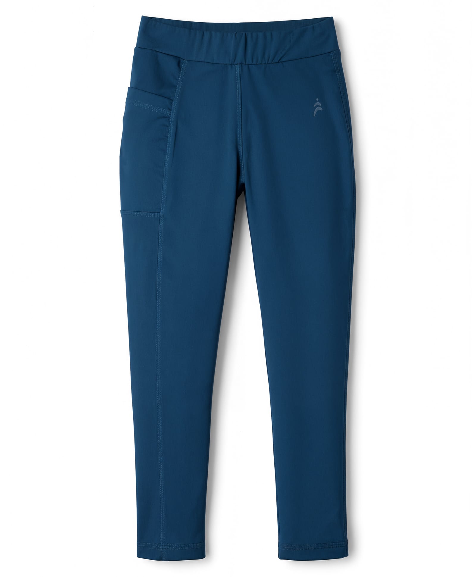 Pine Active Knit Full Length 4 Way Stretch Aero Soft Leggings - Blue-picture-19