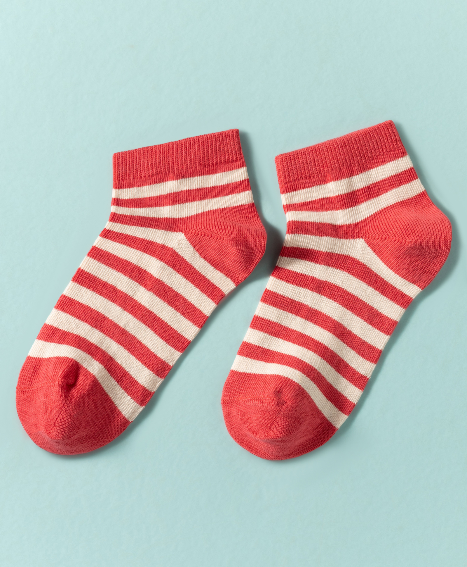 Mustang Knit Ankle Length Socks with Striped Design - Dark Pink-picture-11