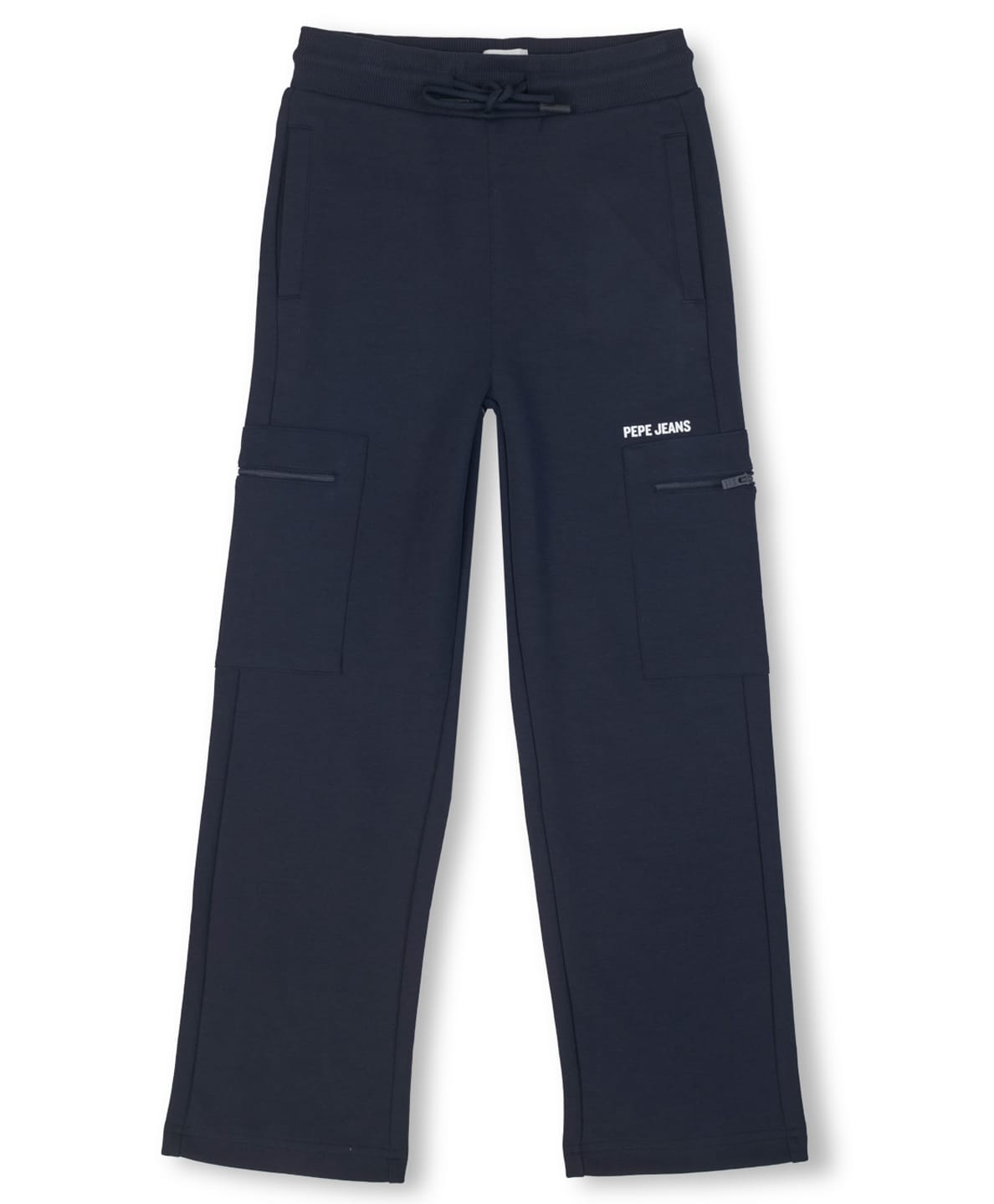 Pepe Jeans Knit Full Length Solid Color Lounge Pant - Navy Blue-picture-14