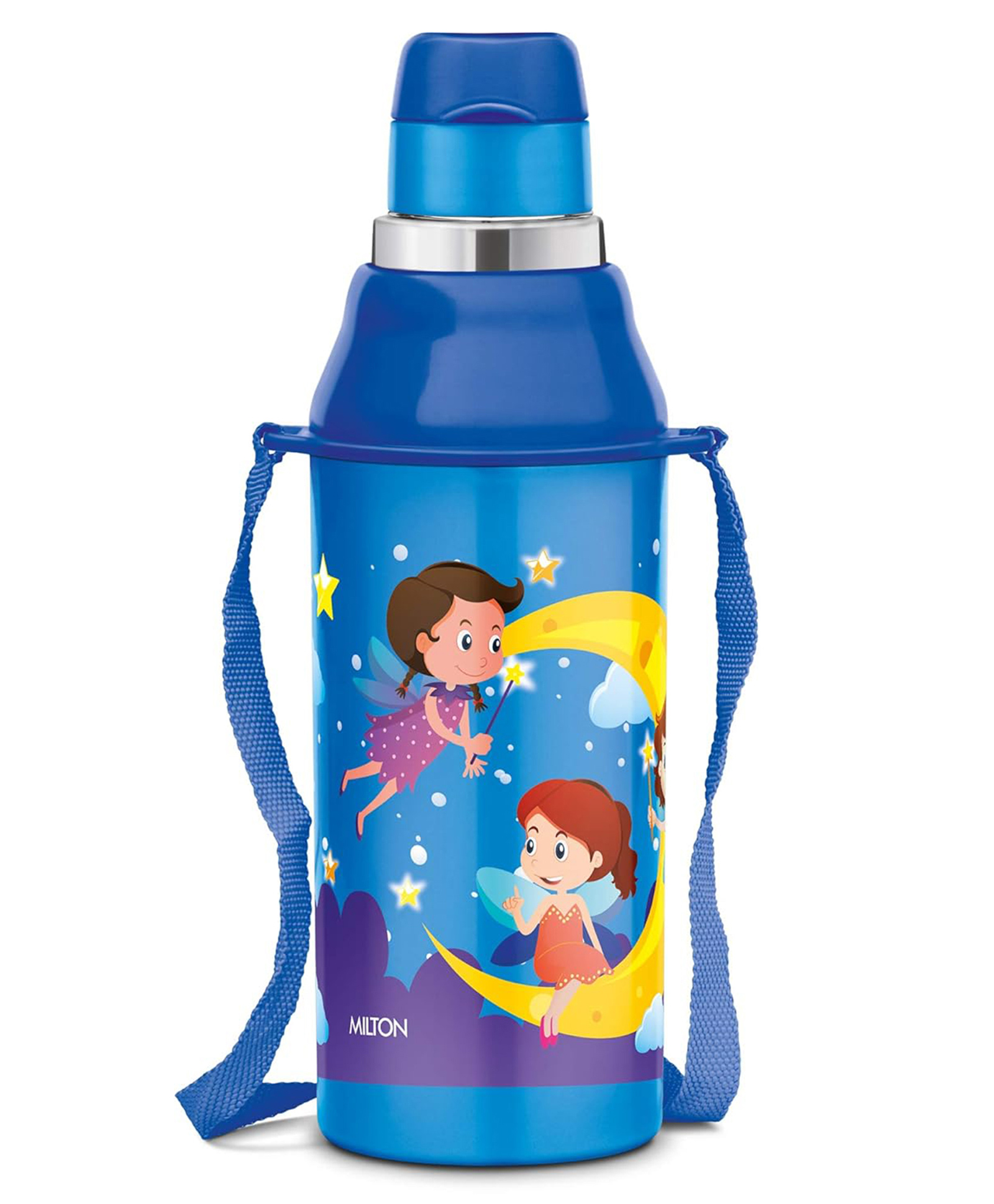Milton Kool Steelight 400 Kids Plastic Insulated BPA Free Sipper Water Bottle With Leak Proof & Food Grade Technology Blue - 380 ml-image-43