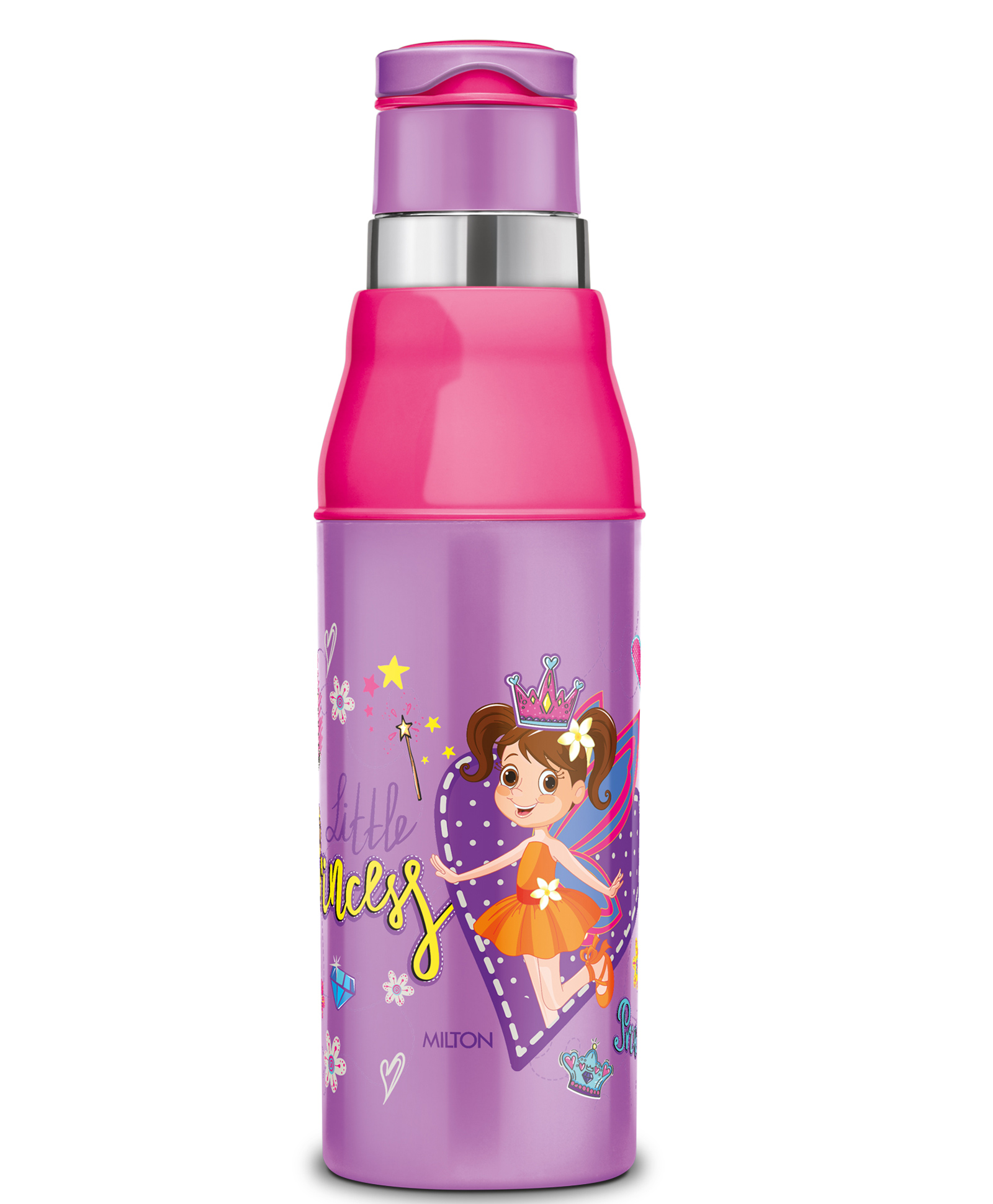 Milton Kool Steelight 600 Insulated School Kids Bottle With Inner Steel | Leak Proof | Easy Grip Purple - 520 ml-image-11