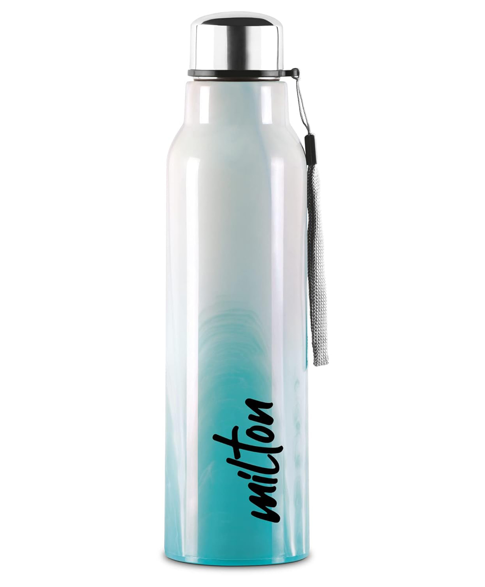 Milton Steel Marble 900 Insulated Inner Stainless Steel Water Bottle | Easy Grip | Leak Proof | Hot or Cold Aqua Green - 630 ml-picture-22