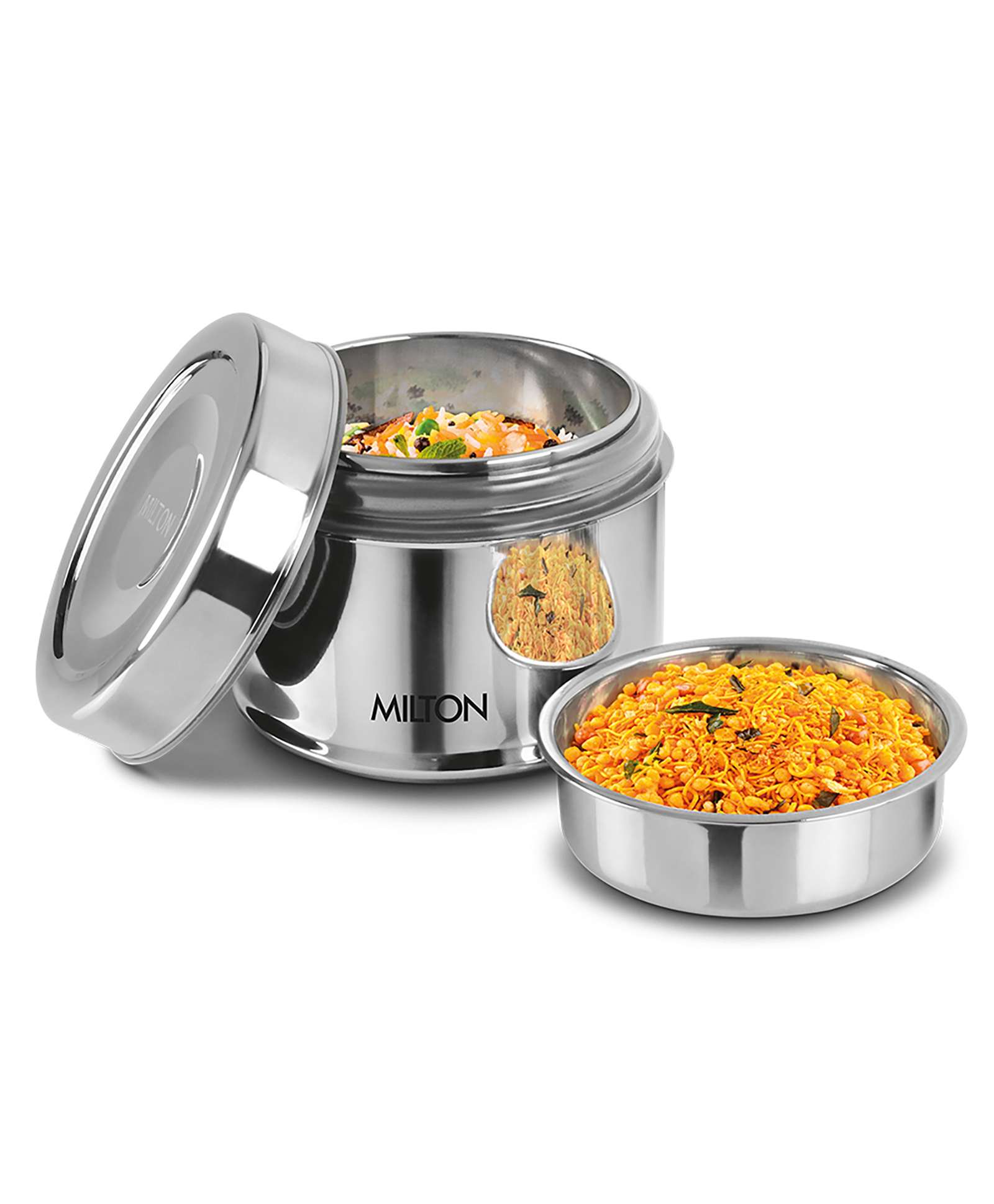 Milton Steel Snack Stainless Tiffin - 800 ml-picture-11