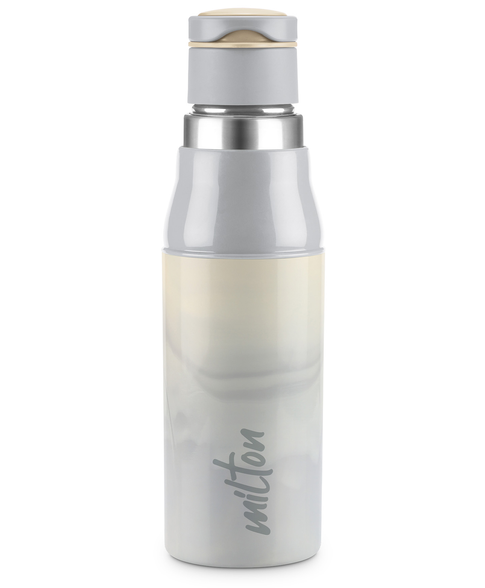 Milton Steel Sublime 600 Thermoware PU Insulated Hot & Cold Water Bottle With Leak Proof Technology & Flip Top Lid Grey - 520 ml-picture-42