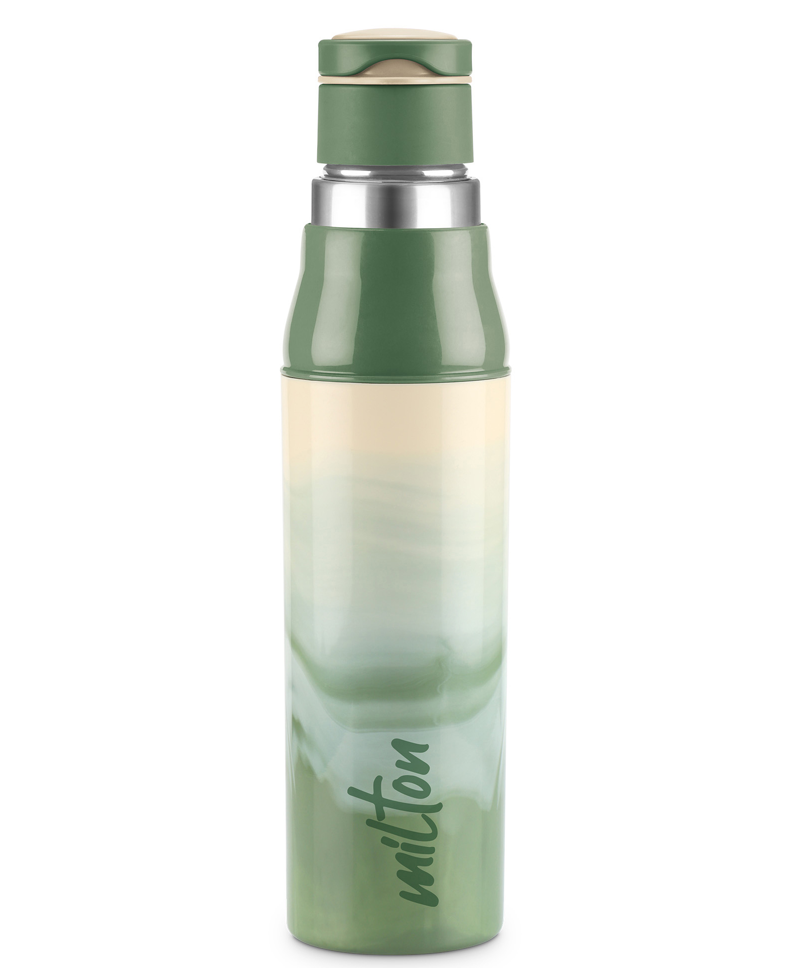 Milton Steel Sublime 900 Thermoware PU Insulated Hot & Cold Water Bottle With Leak Proof Technology & Flip Top Lid Green - 660 ml-image-23