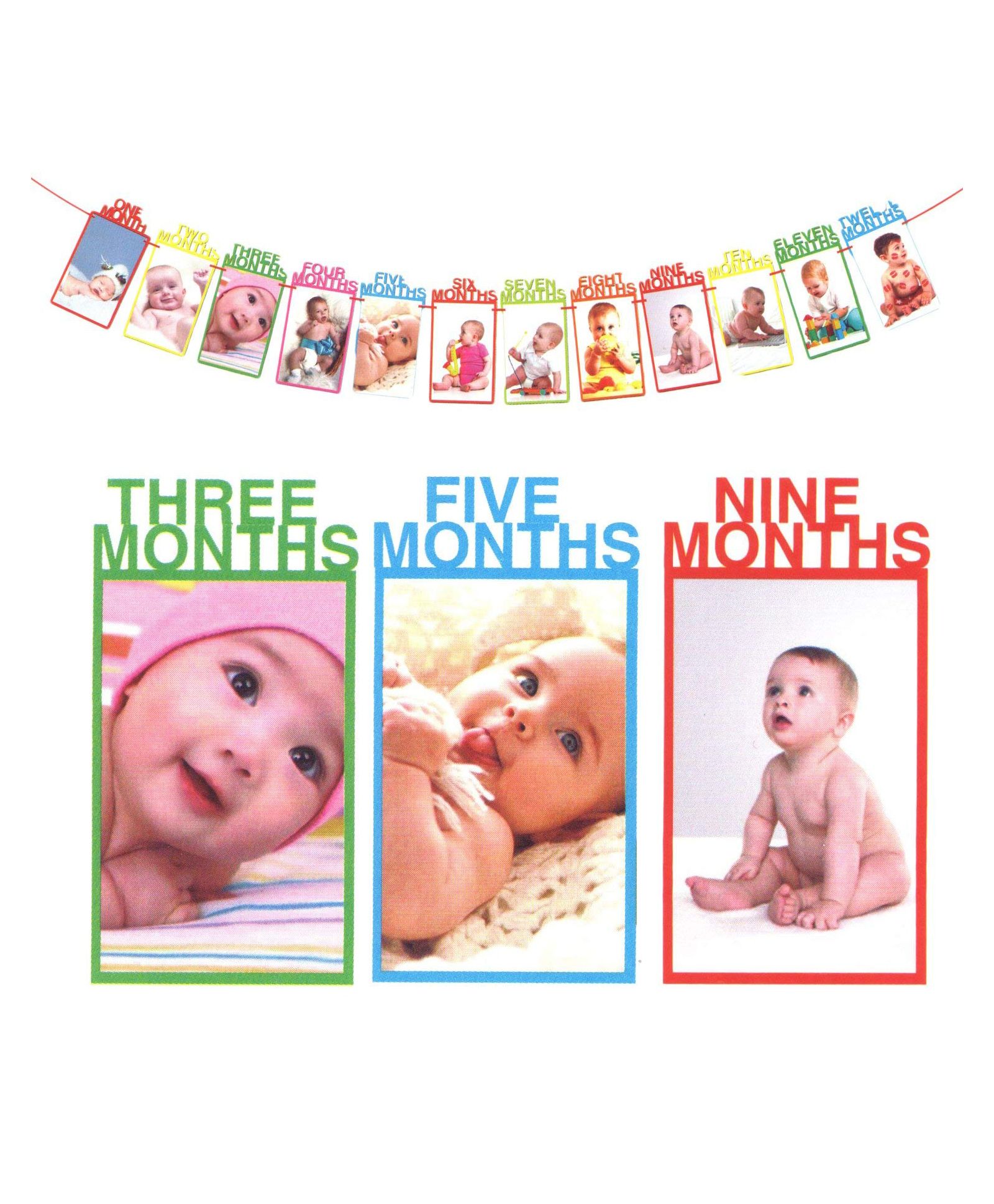 Party Propz Baby Photo Banner Multicolour Online In India Buy At