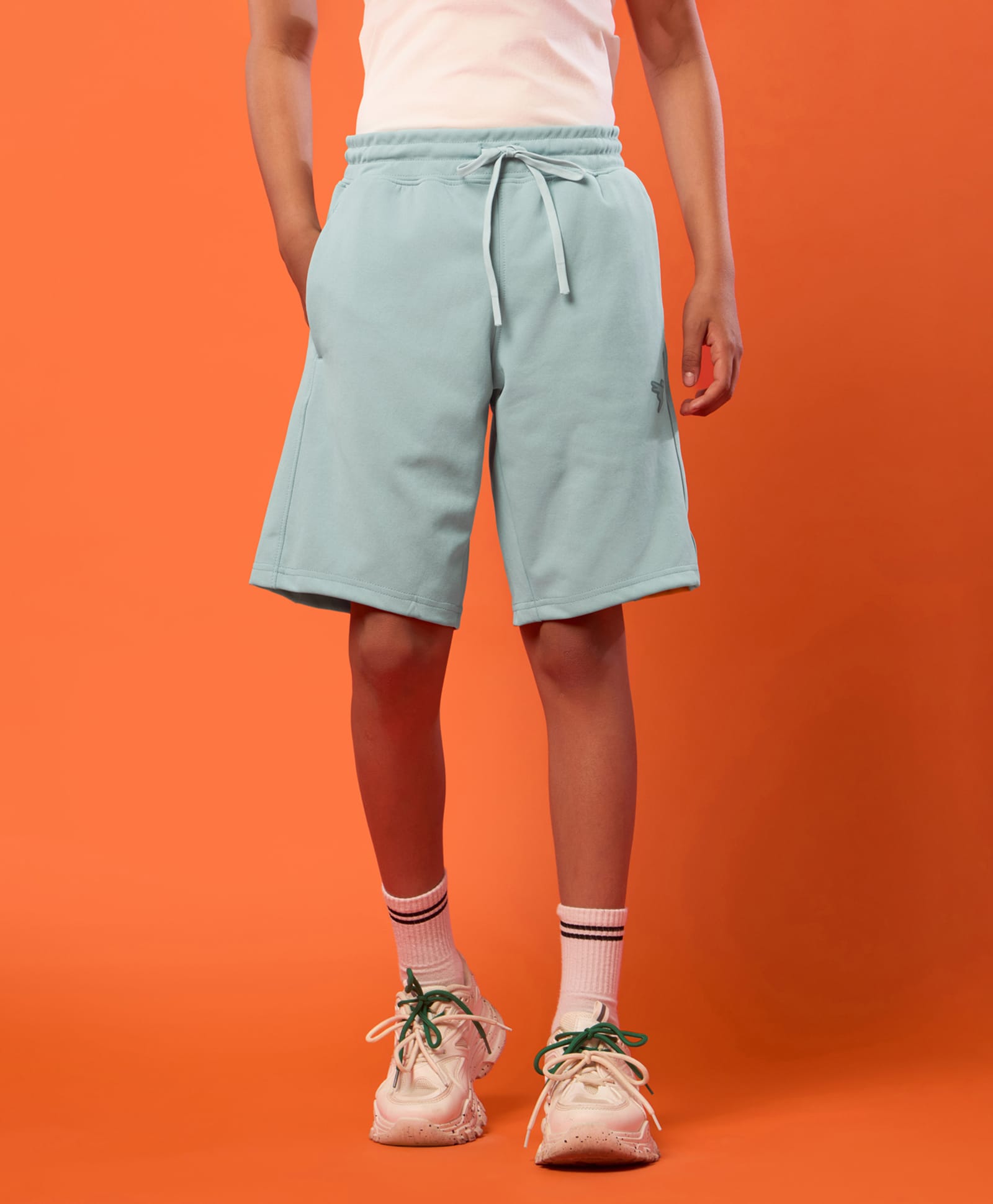 Technosport Knit Solid Shorts - Grey-picture-22