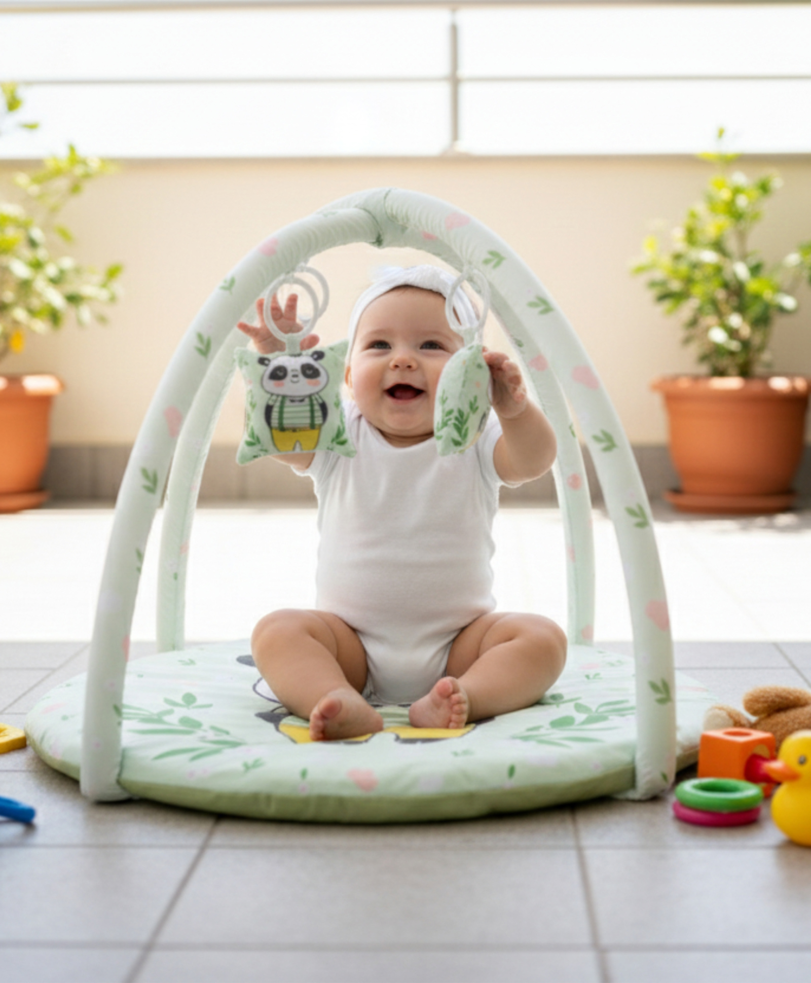 NEW COMERS Infant Play Gym & Activity Mat with Colorful Toys for Tummy Time -Pista-picture-19