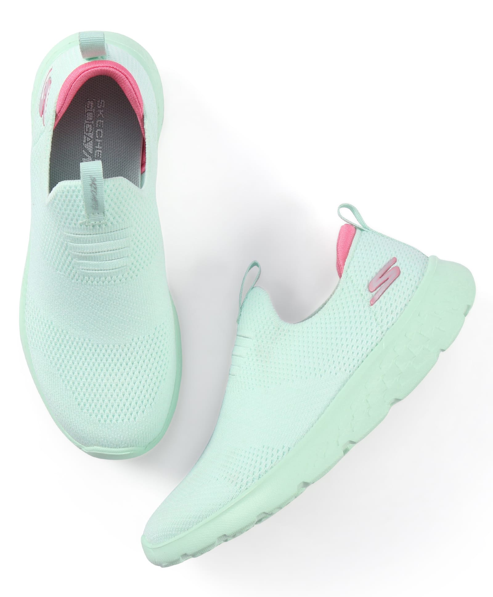 Skechers Slip On Solid Casual Shoes - Sea Green-picture-23