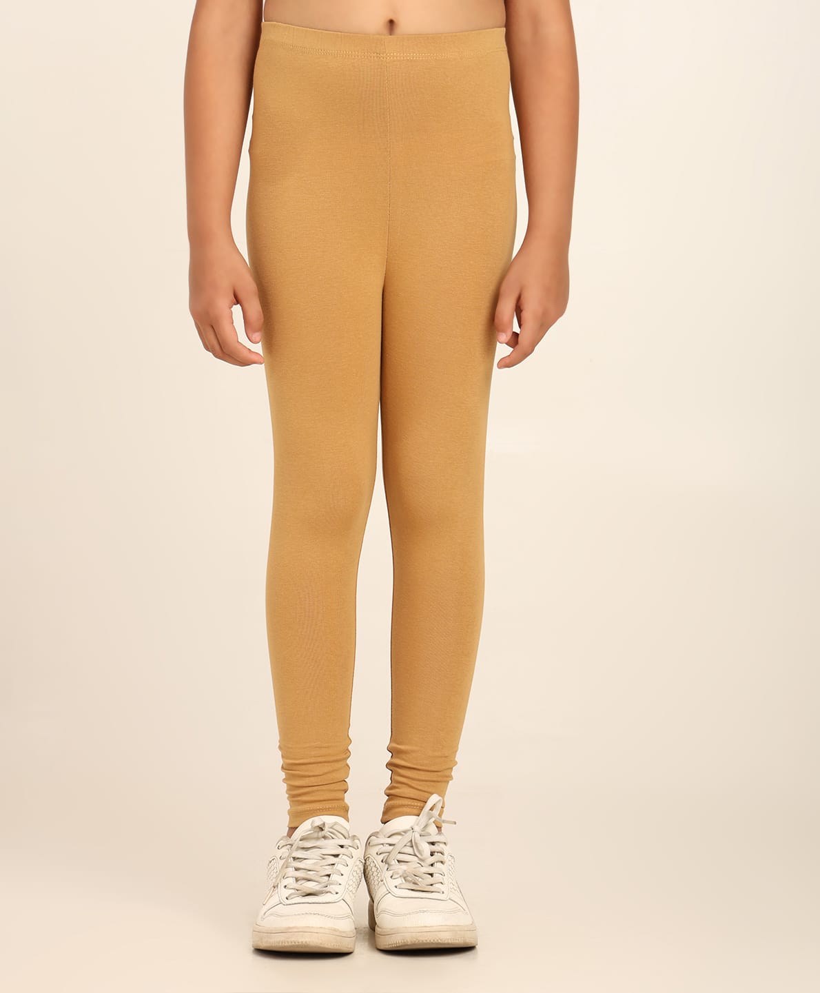 Robinbosky Cotton Elastane Knit Solid Leggings - Sandal-picture-11