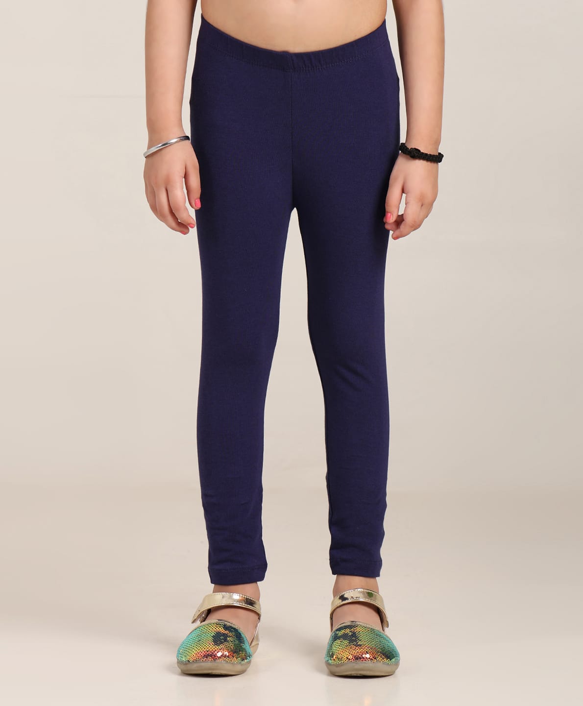 Robinbosky Cotton Elastane Knit Solid Leggings - Ink blue-picture-29