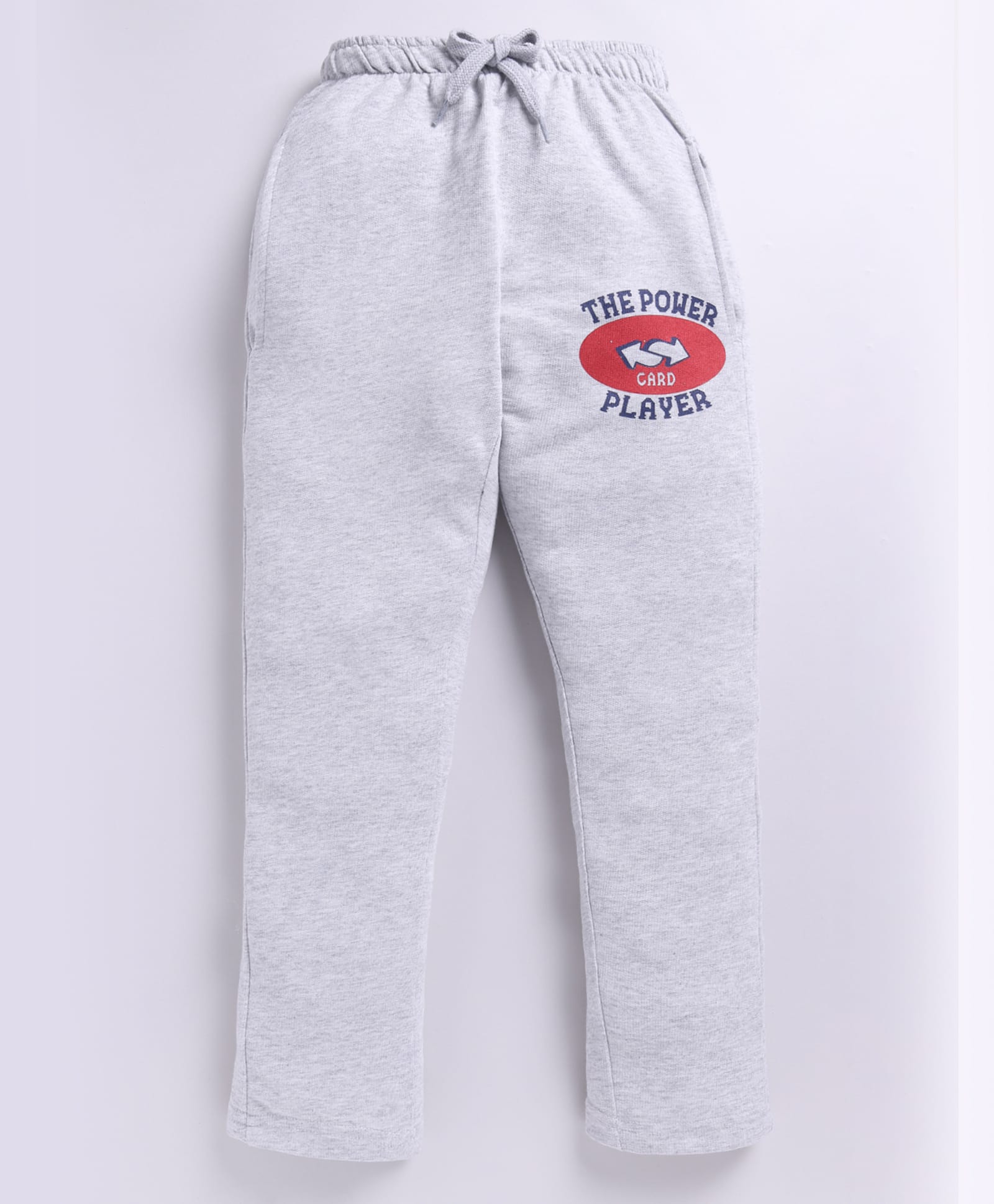 Parrot Crow Cotton Knit The Power Player Text Printed Joggers - Grey-picture-28