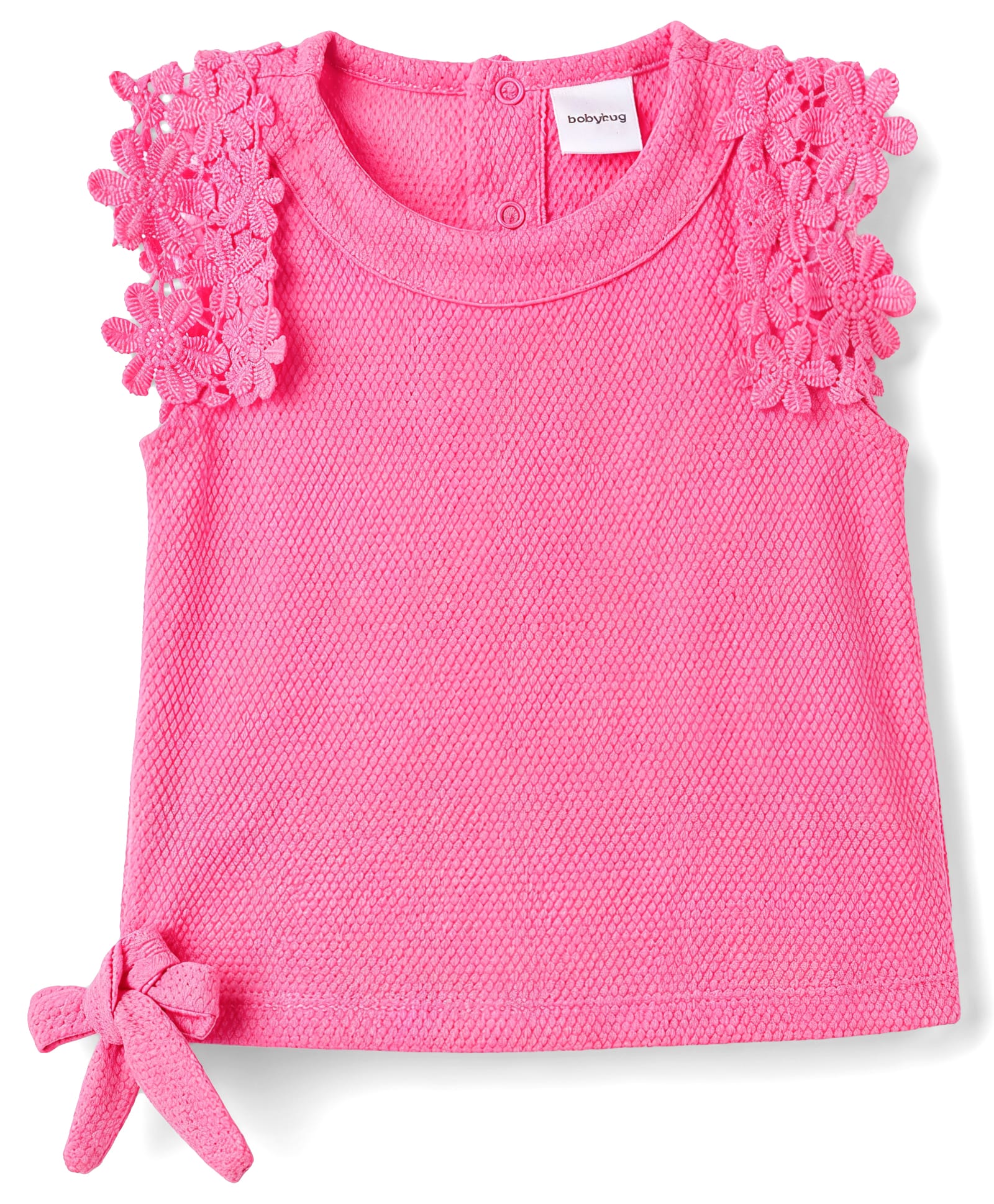 Babyhug Cotton Knit Top with Knot Detailing Pink 9-12 Months-image-28