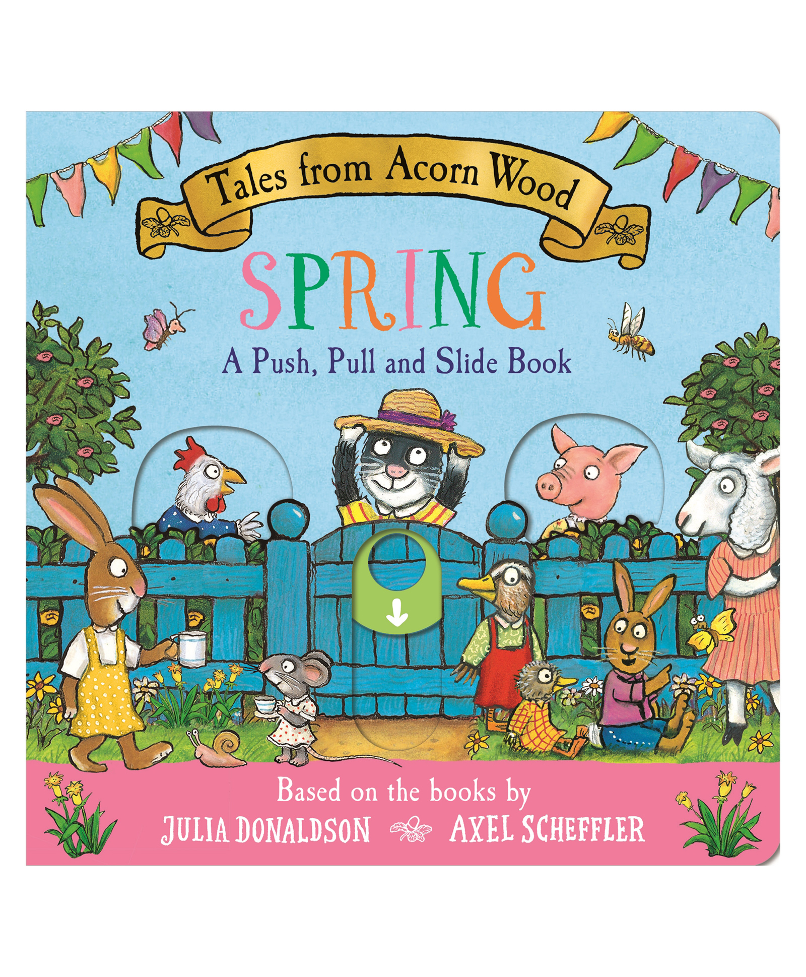Tales from Acorn Wood: Spring An Interactive Push Pull & Slide Board Book by Julia Donaldson - English-image-29