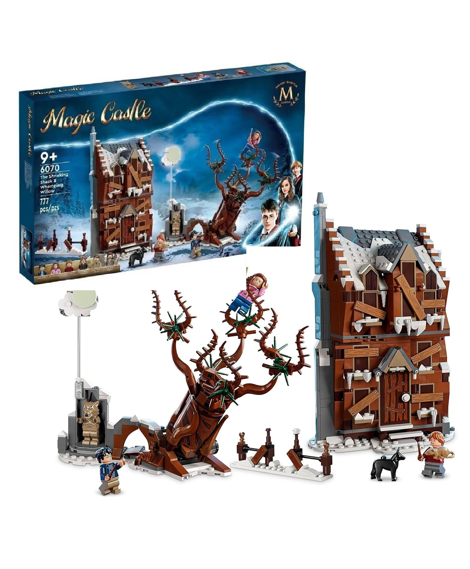 Sanjary Magic Castle Shrieking Shack Building Blocks Set 777 Pieces Fantasy Adventure Construction Toy for Kids Collectors Display Gift color design may vary-image-6